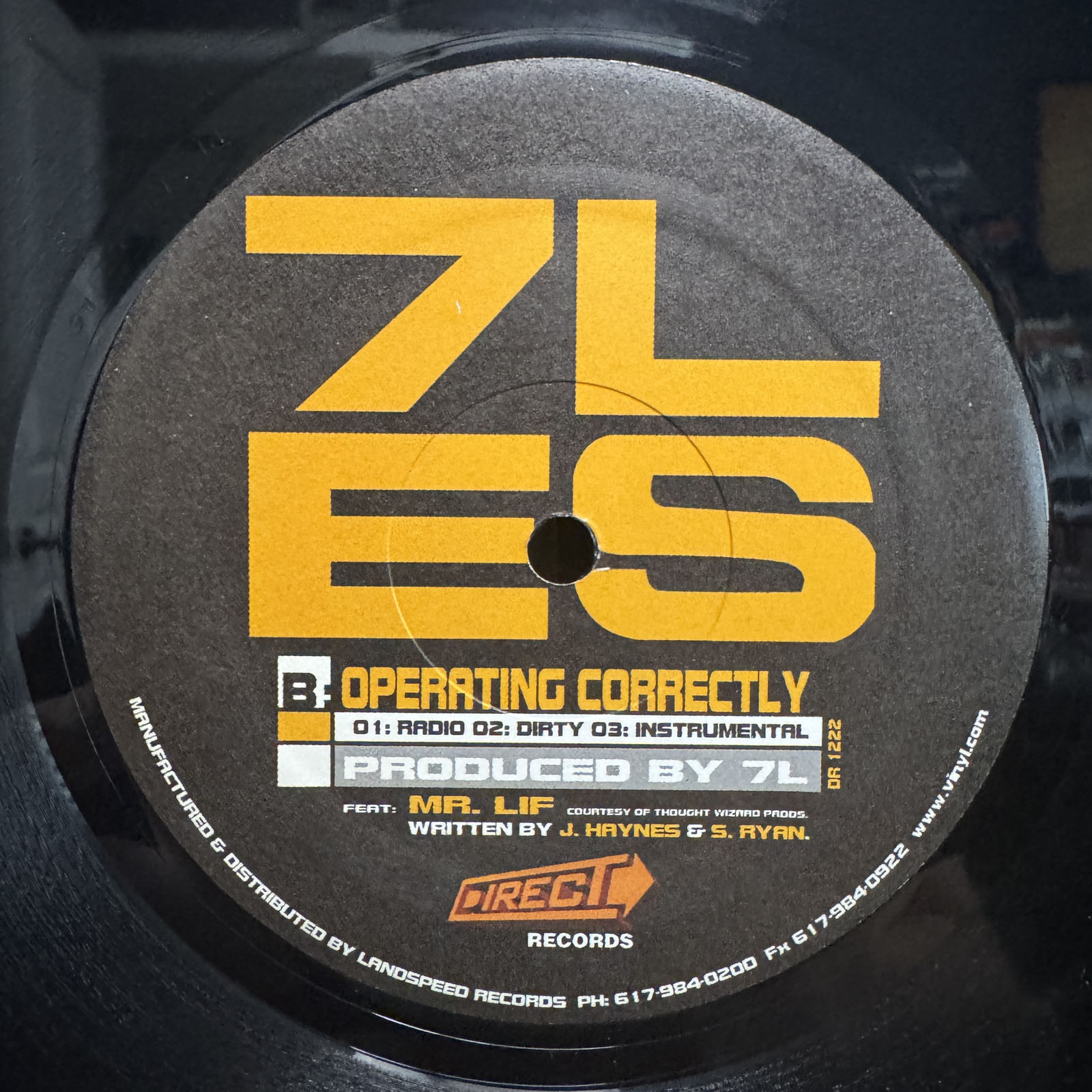 7L & ESOTERIC - MIC MASTERY / OPERATING CORRECTLY (12