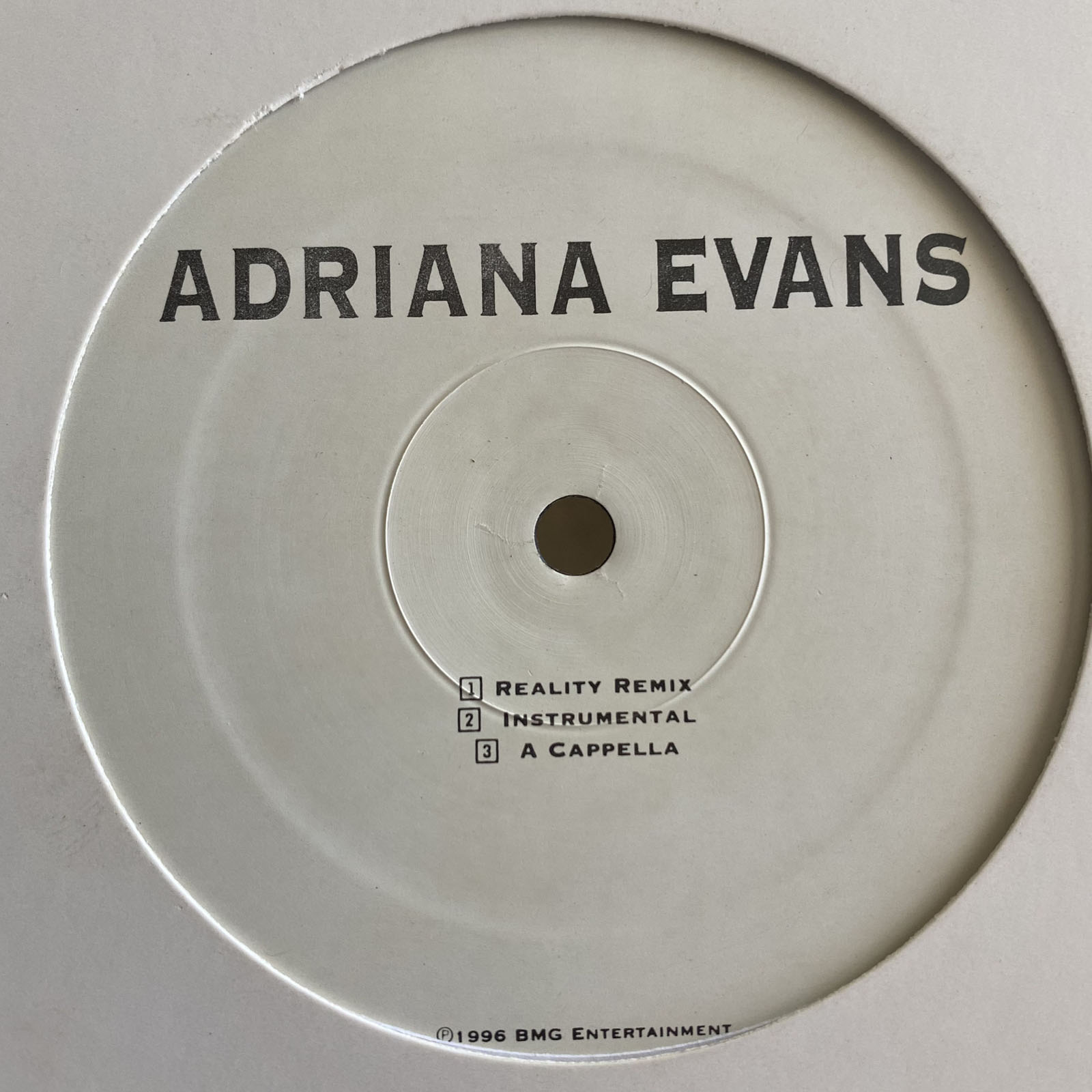 ADRIANA EVANS - REALITY (+REMIX) (12