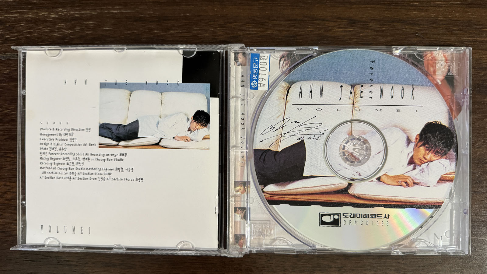 AHN JAE WOOK - FOREVER - VOLUME 1 (CD) 1997!! RARE!! DOREMI MEDIA