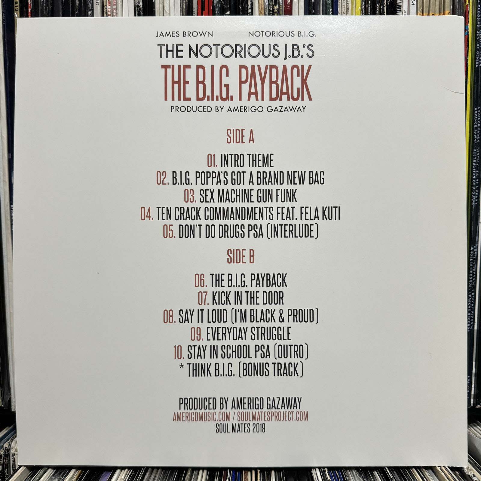 AMERIGO GAZAWAY + JAMES BROWN + NOTORIOUS B.I.G. - J.B.'S