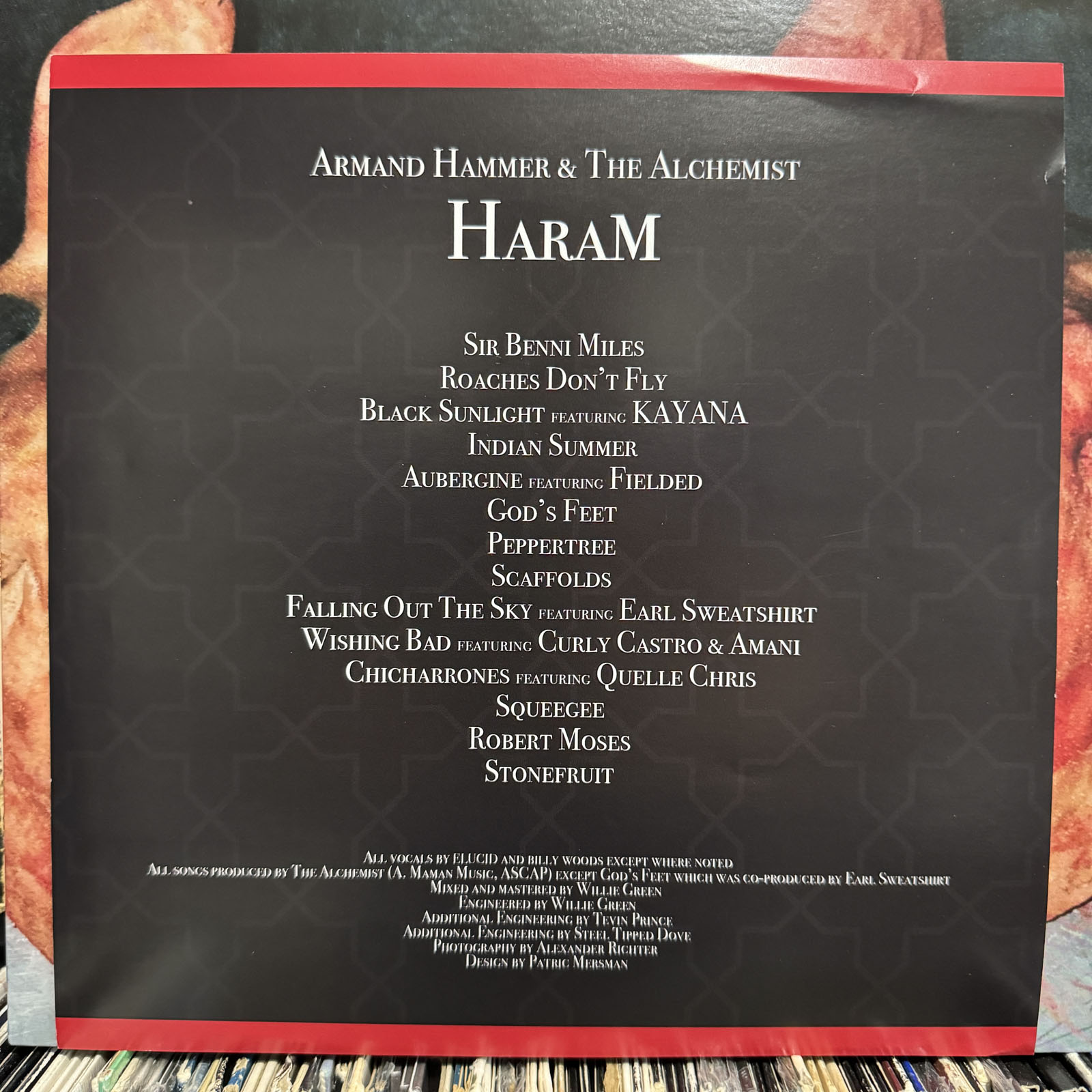 ARMAND HAMMER + THE ALCHEMIST - HARAM (180g VINYL LP) 2021 RARE