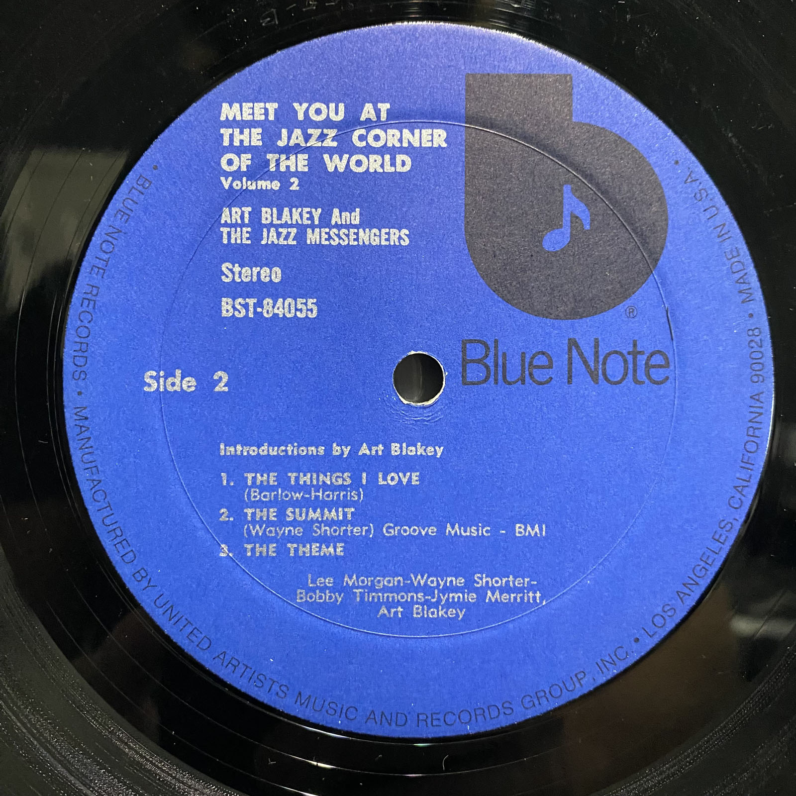 ART BLAKEY - MEET YOU AT THE JAZZ CORNER OF THE WORLD (VINYL LP