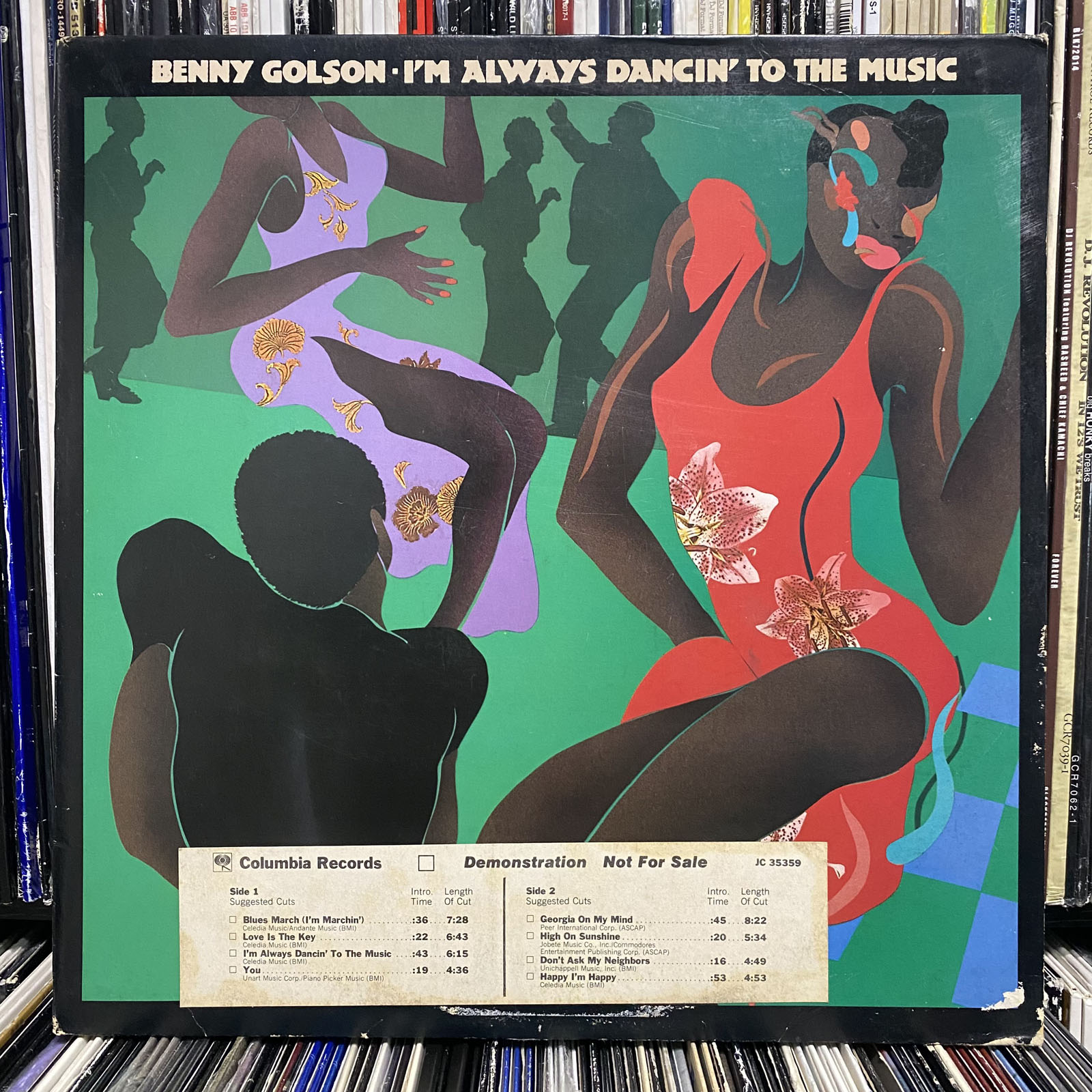 洋楽 Benny Golson-I'm Always Dancin' To The BENNY GOLSON - I'M ALWAYS DANCIN' TO THE MUSIC (VINYL LP