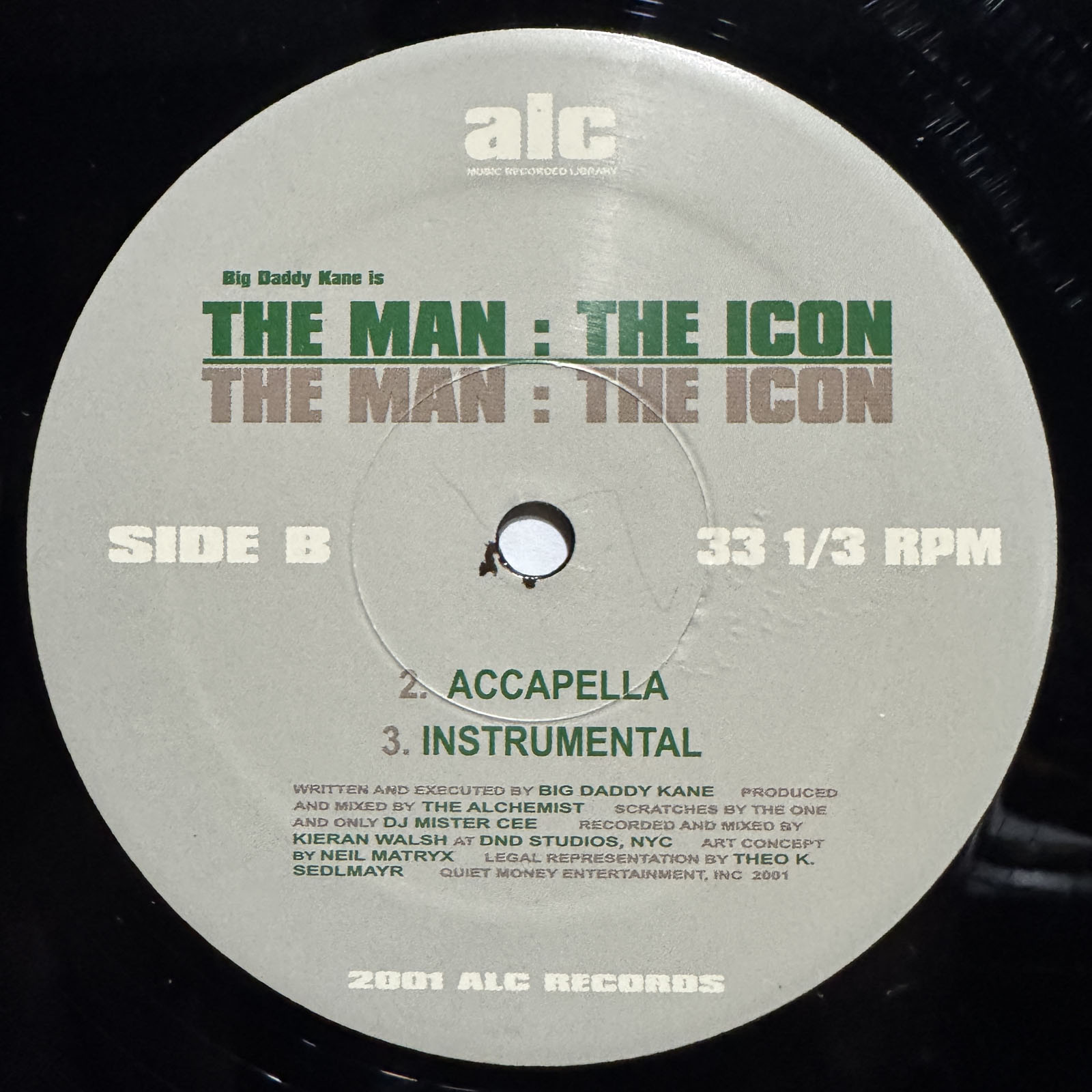 BIG DADDY KANE + THE ALCHEMIST - THE MAN: THE ICON (12
