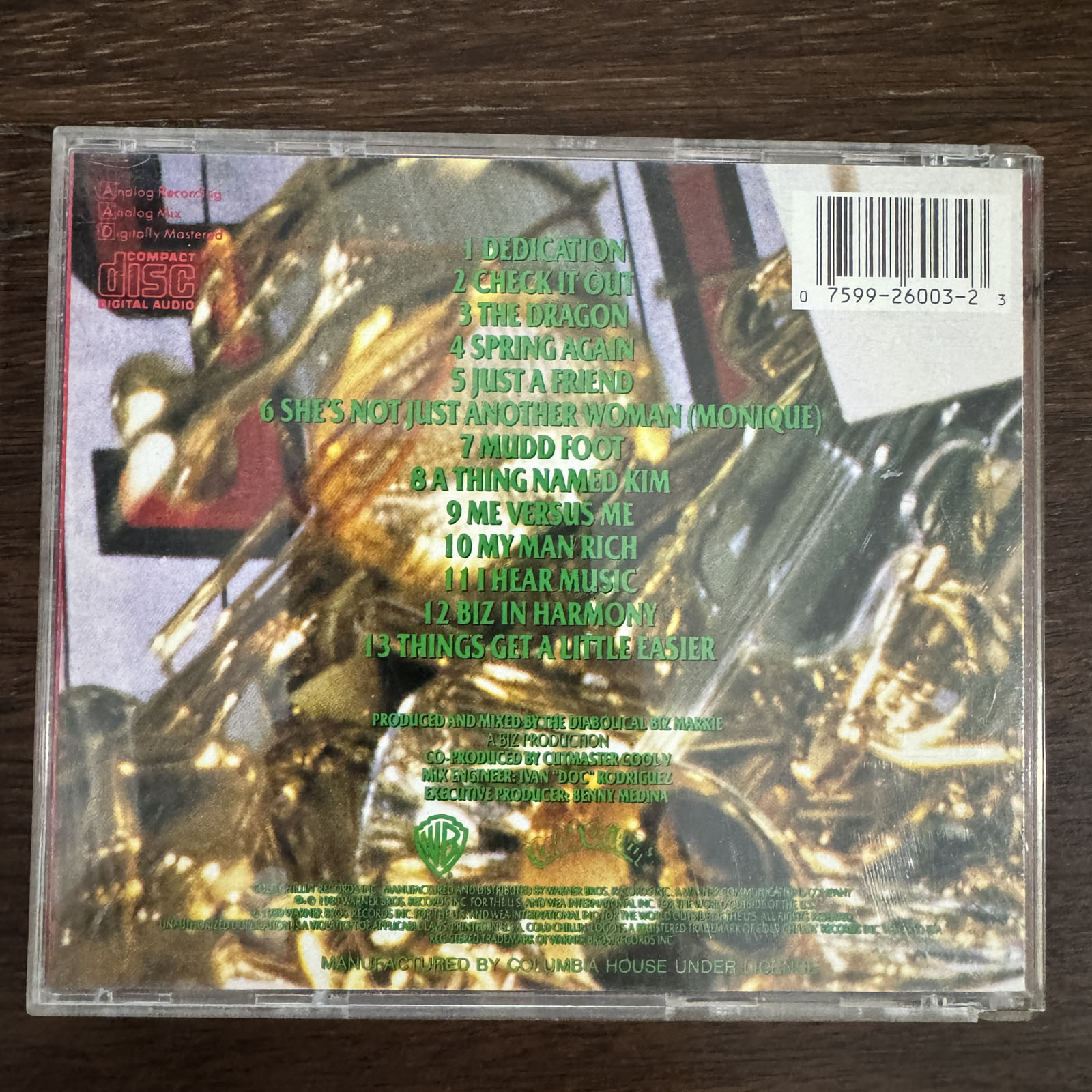 BIZ MARKIE - THE BIZ NEVER SLEEPS (CD) 1989!!! RARE