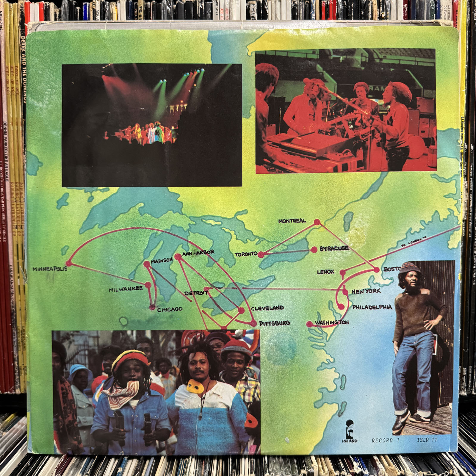 BOB MARLEY & THE WAILERS - BABYLON BY BUS (VINYL 2LP) 1978!! RARE