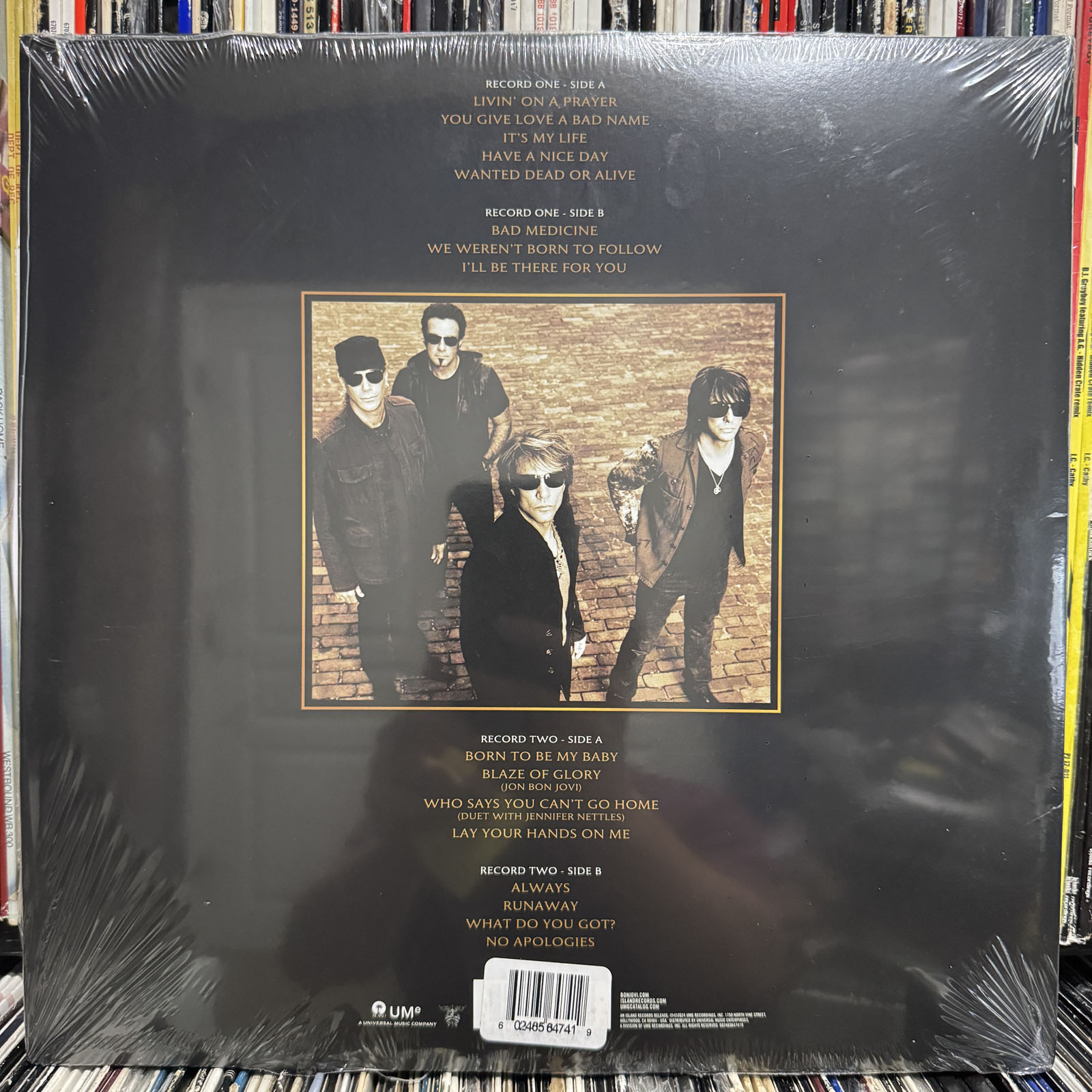 BON JOVI - GREATEST HITS (GOLD SMOKE VINYL 2LP) 2024!!! HOT