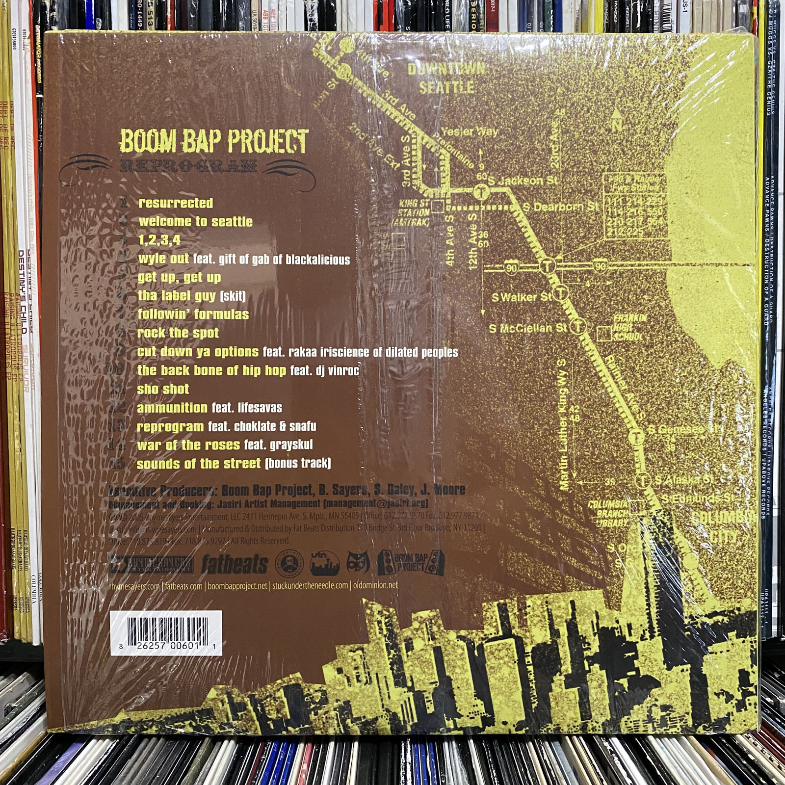 BOOM BAP PROJECT - REPROGRAM (VINYL 2LP) 2005!!! RARE!!! DILATED