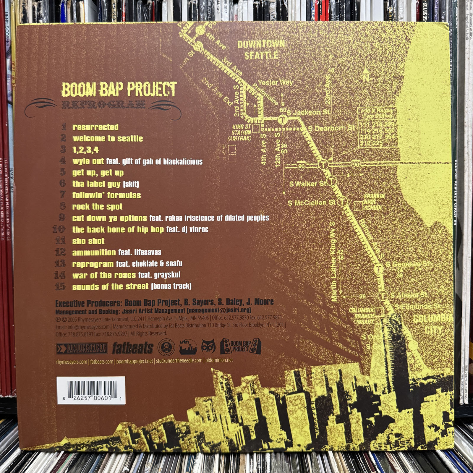 BOOM BAP PROJECT - REPROGRAM (VINYL 2LP) 2005 RARE!! DILATED