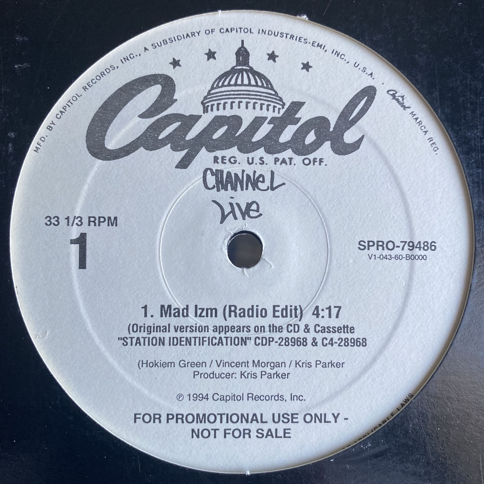 洋楽 Channel Live / Station Identification LP Channel Live – Station Identification – Vinyl (LP, Album