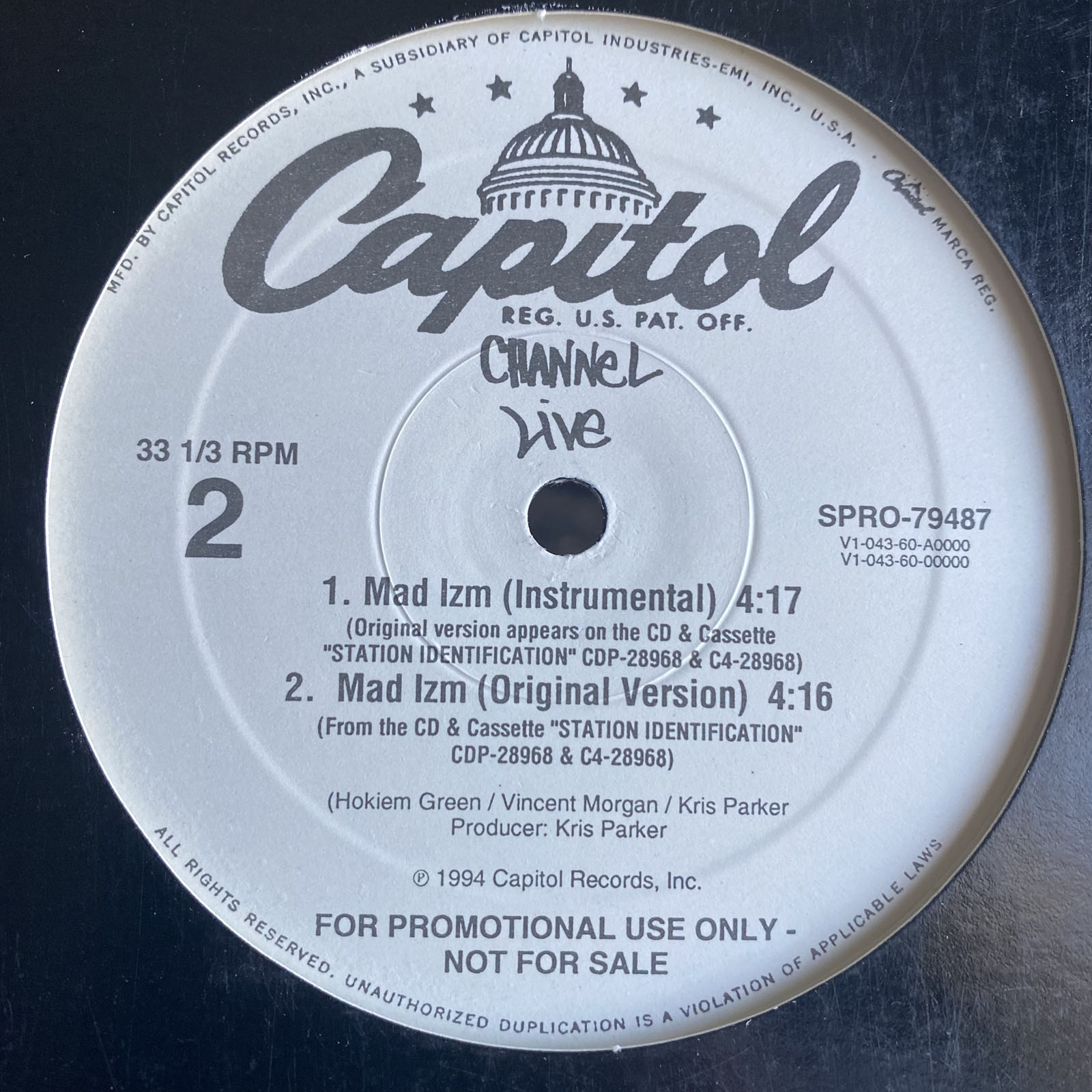 洋楽 Channel Live / Station Identification LP Channel Live – Station Identification – Vinyl (LP, Album