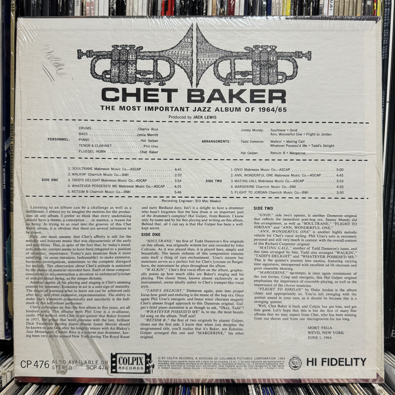 【中古LP】Chet Baker 4枚セット (Audiophile版) $_12.JPG?set_id=880000500F