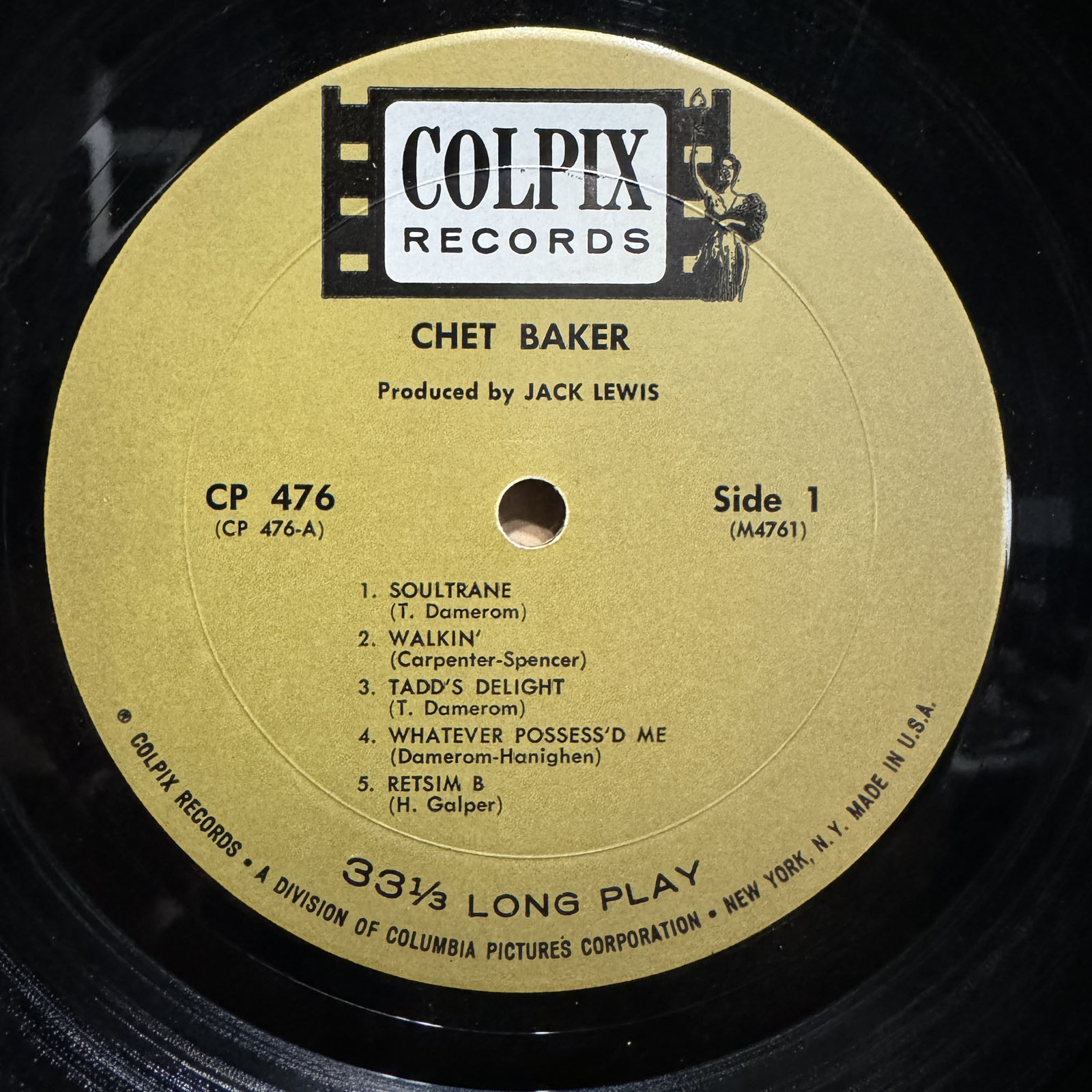CHET BAKER - THE MOST IMPORTANT JAZZ ALBUM OF 1964/65 (VINYL LP