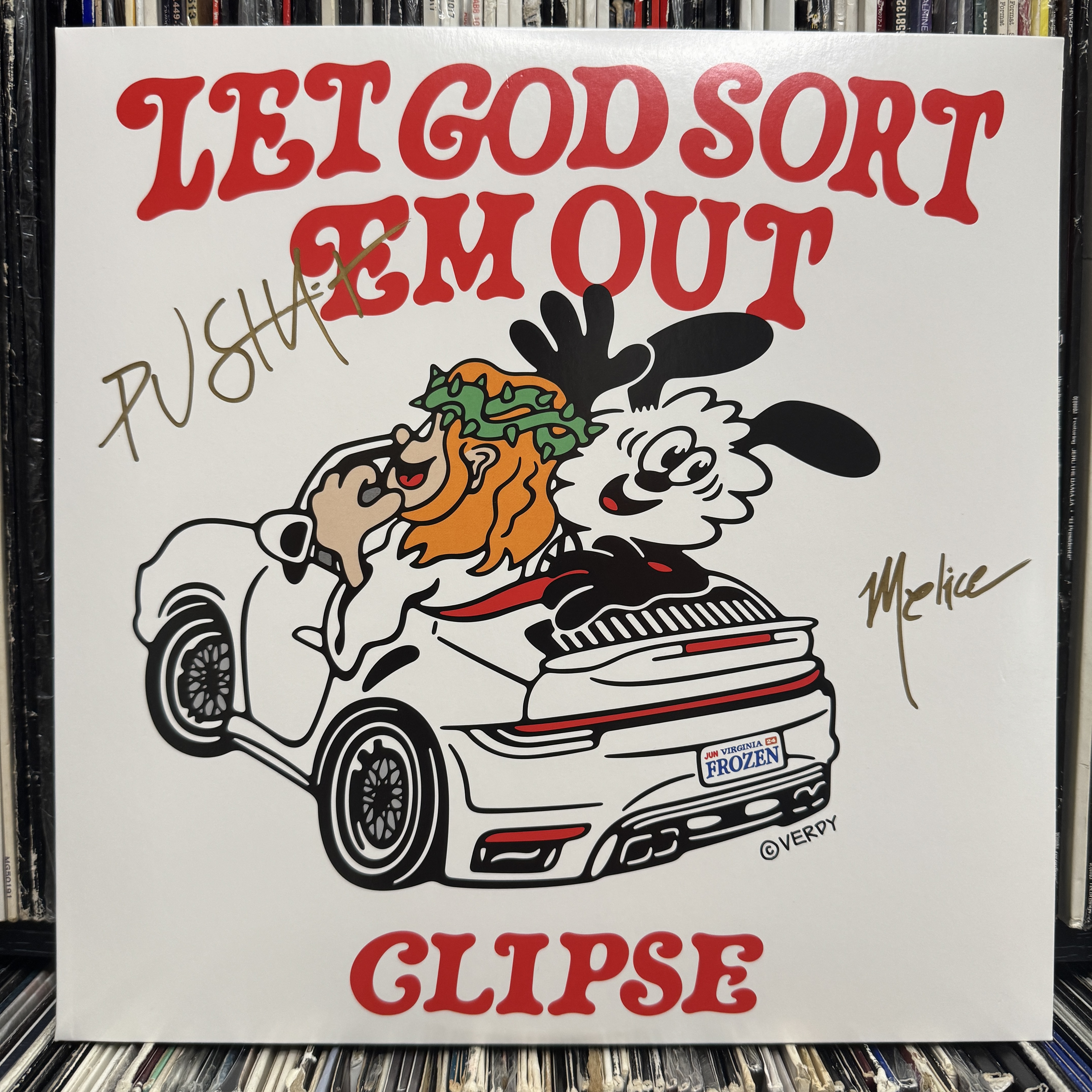 CLIPSE - LET GOD SORT EM OUT (VERDY VINYL LP) 2025 SIGNED