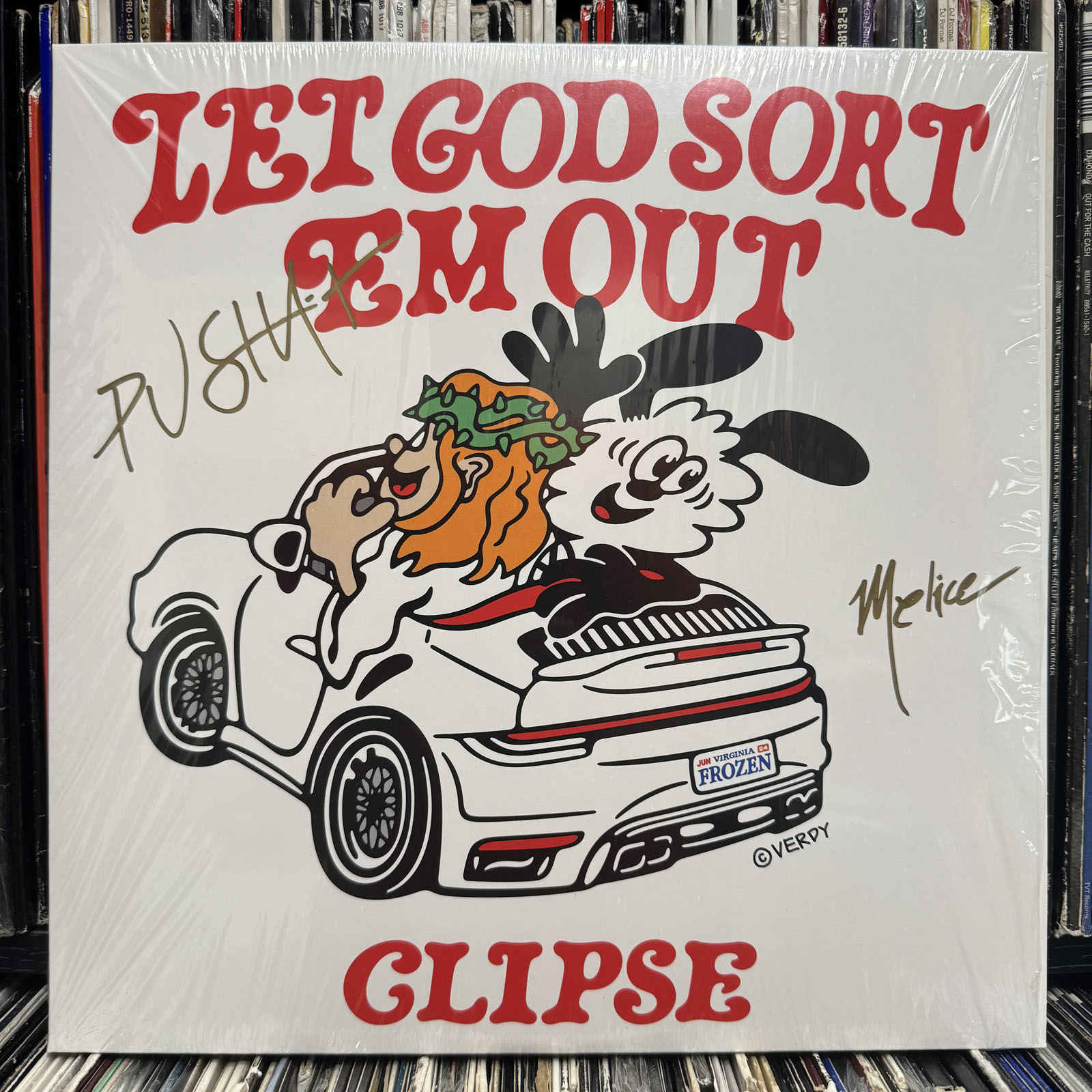 CLIPSE - LET GOD SORT EM OUT (VERDY VINYL LP) 2025 SIGNED