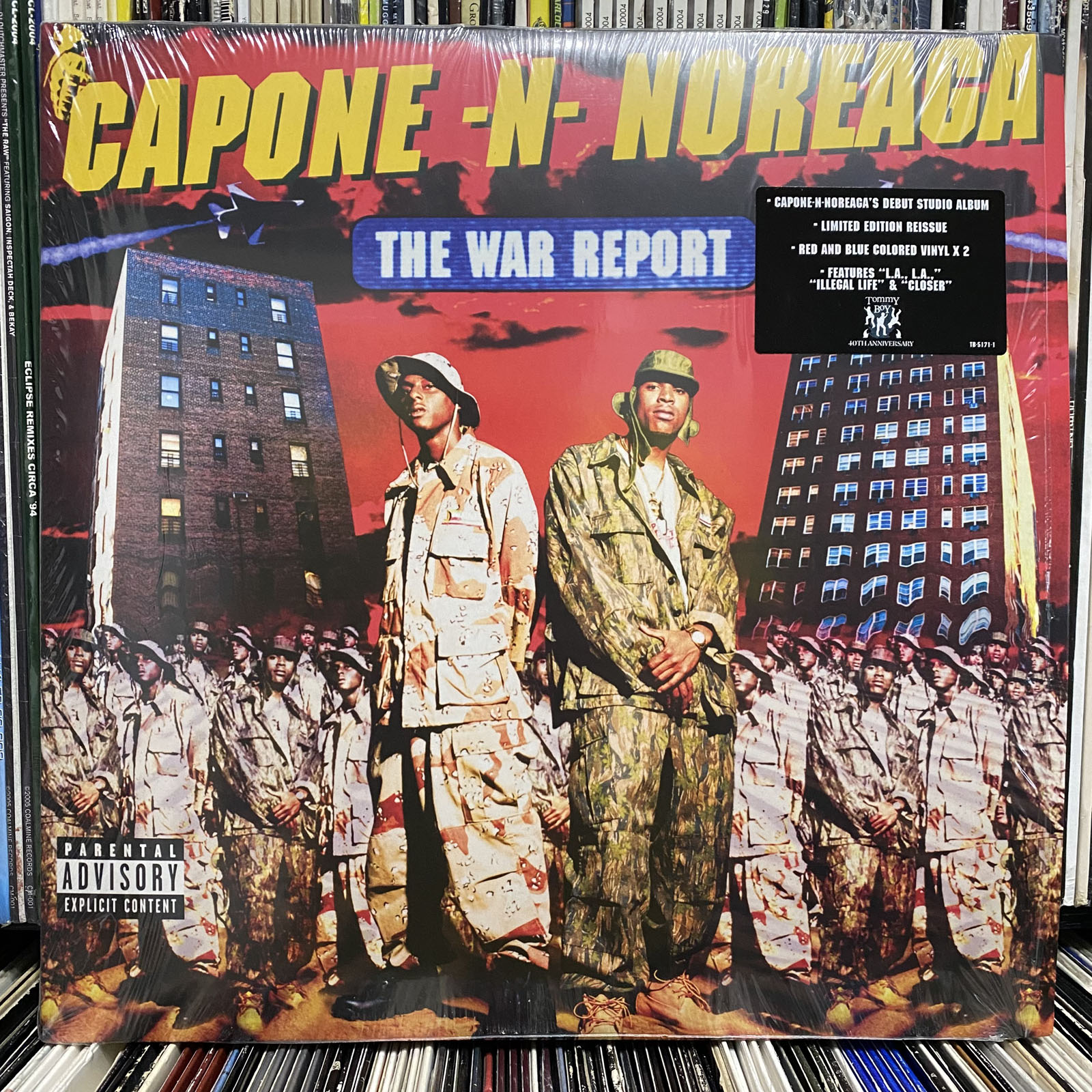 CAPONE-N-NOREAGA - THE WAR REPORT (VINYL 2LP) 2021 RARE!! MOBB