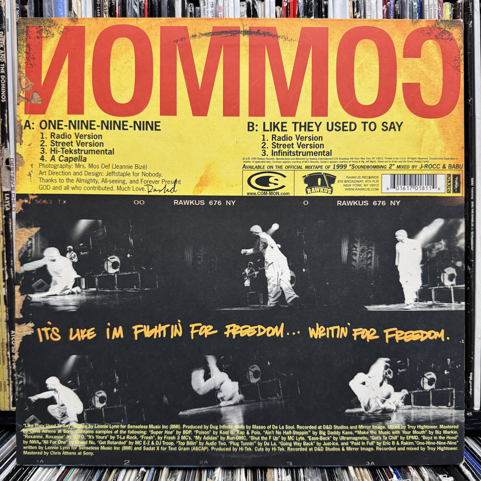 COMMON + SADAT X - ONE-NINE-NINE-NINE (12