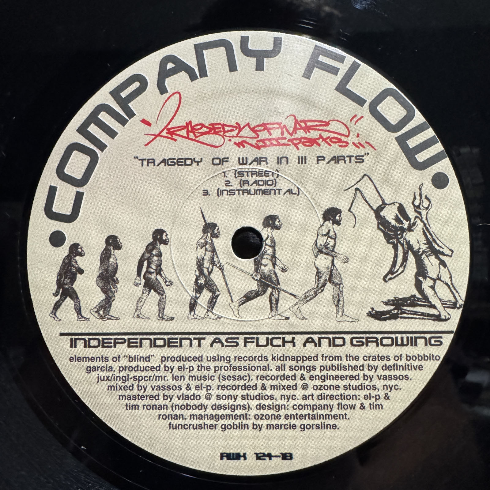 COMPANY FLOW - BLIND / 8 STEPS / TRAGEDY OF WAR (12