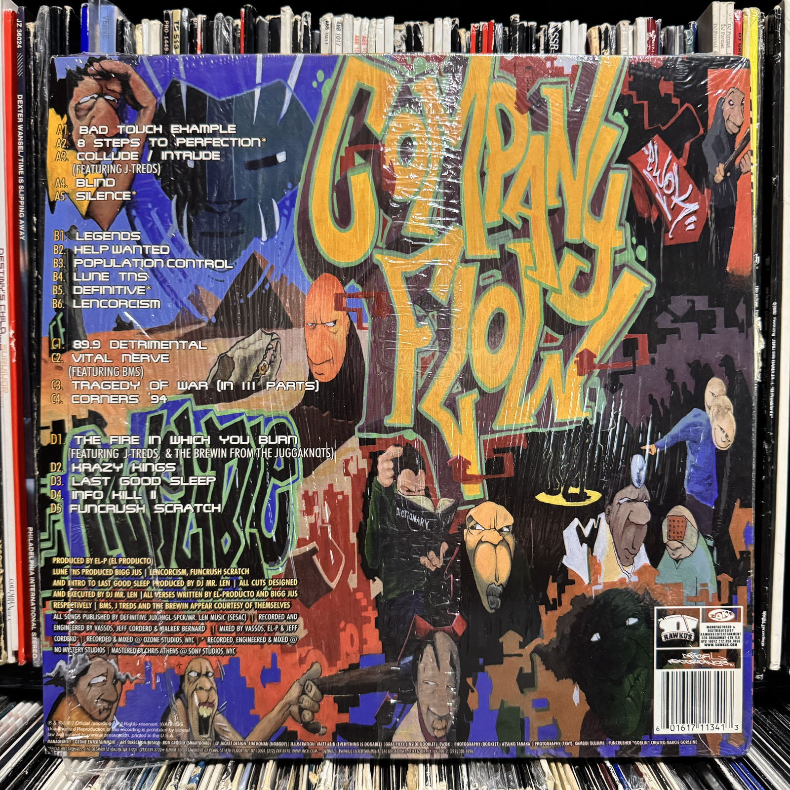 Company Flow – Funcrusher Plus LP COMPANY FLOW - FUNCRUSHER PLUS (VINYL 2LP) 1997 RARE!! EL-P + MR