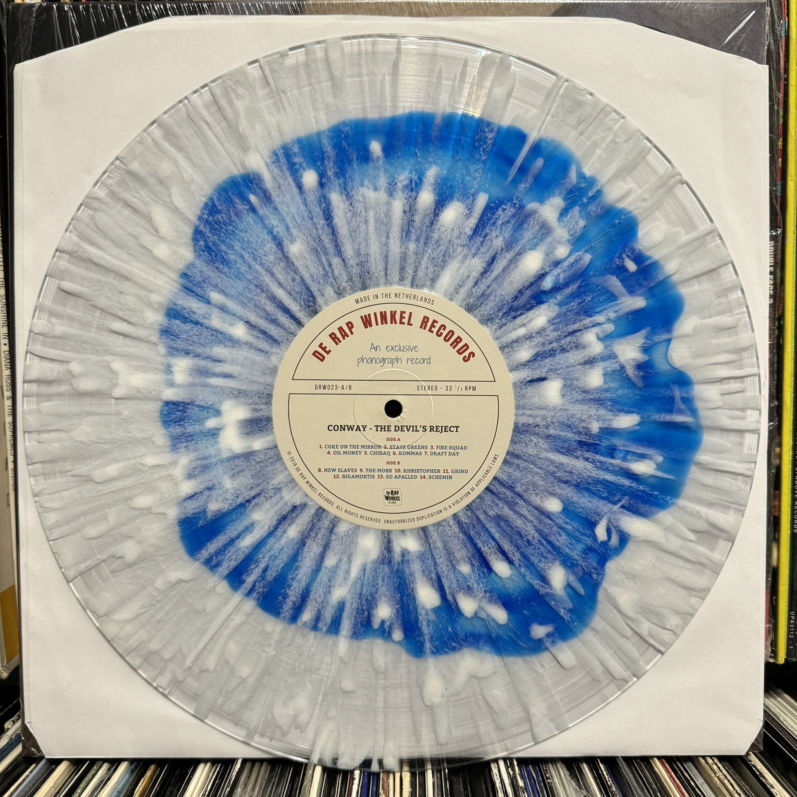 CONWAY THE MACHINE - DEVIL'S REJECT (BLUE + WHITE VINYL LP) 2019