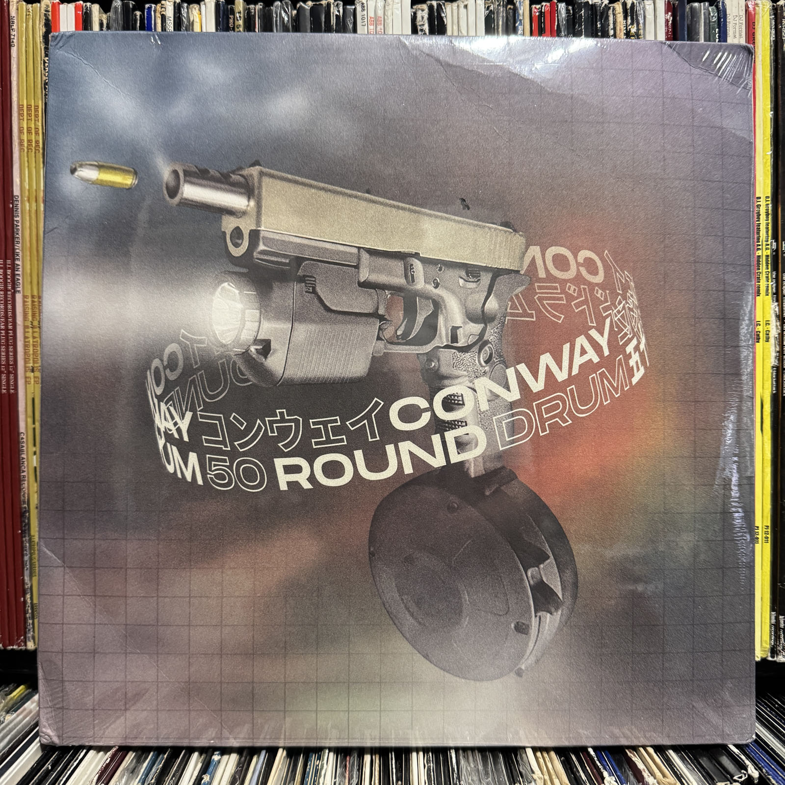 洋楽 CONWAY THE MACHINE 50 ROUND DRUM 3LP Conway – 50 Round Drum – 3 x Vinyl (Red / Black Splatter, LP