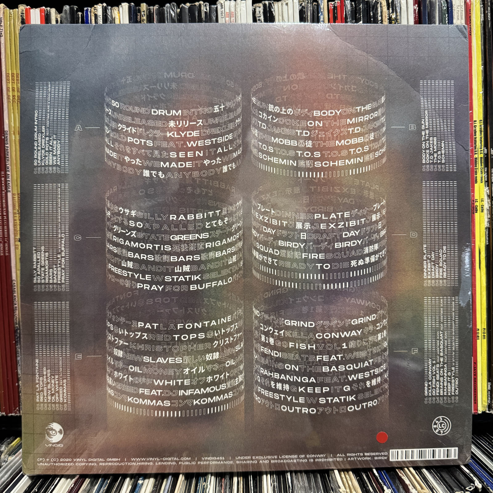洋楽 CONWAY THE MACHINE 50 ROUND DRUM 3LP Conway the machine 50 round drum double cassette Griselda
