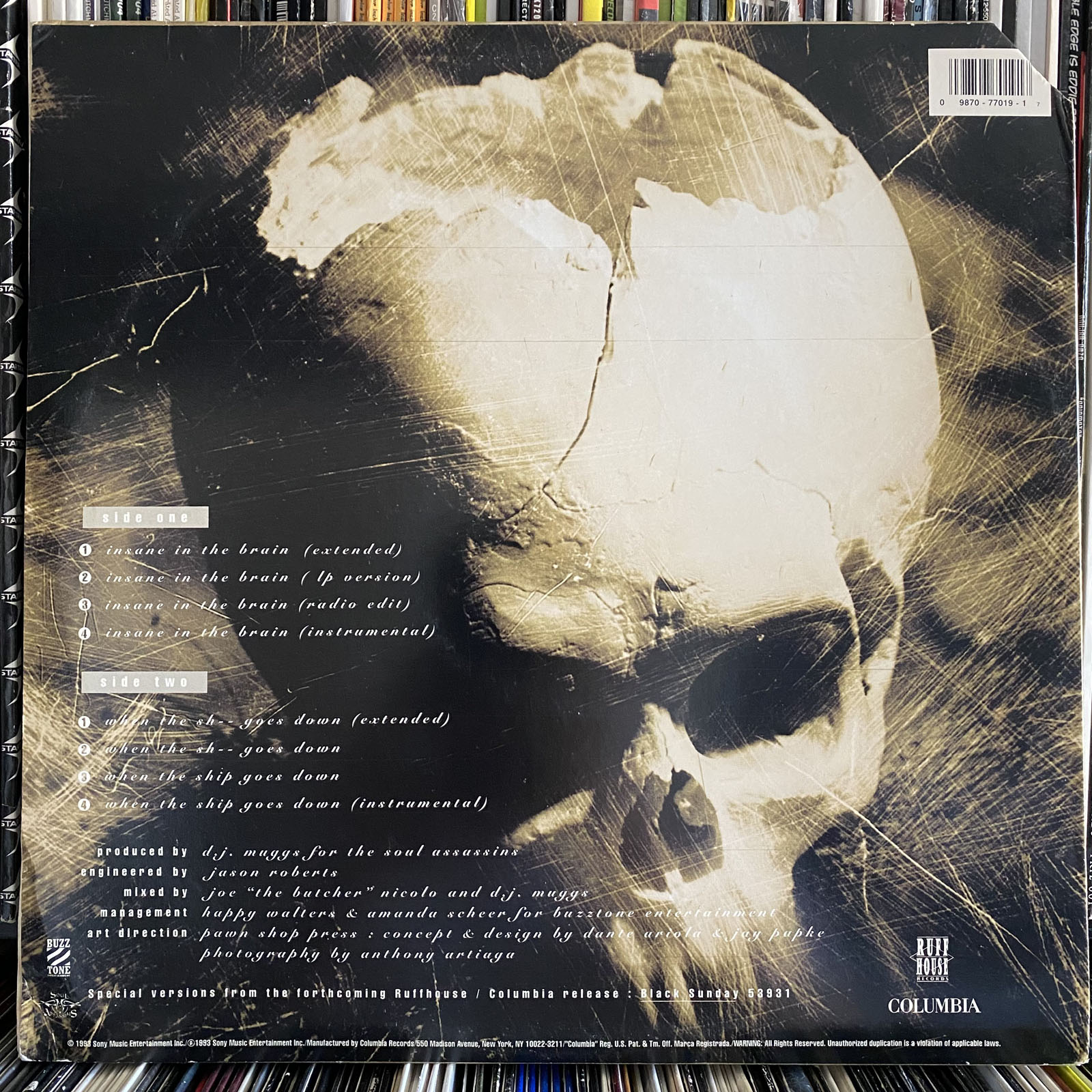 CYPRESS HILL - INSANE IN THE BRAIN / WHEN THE SH*T GOES DOWN (12