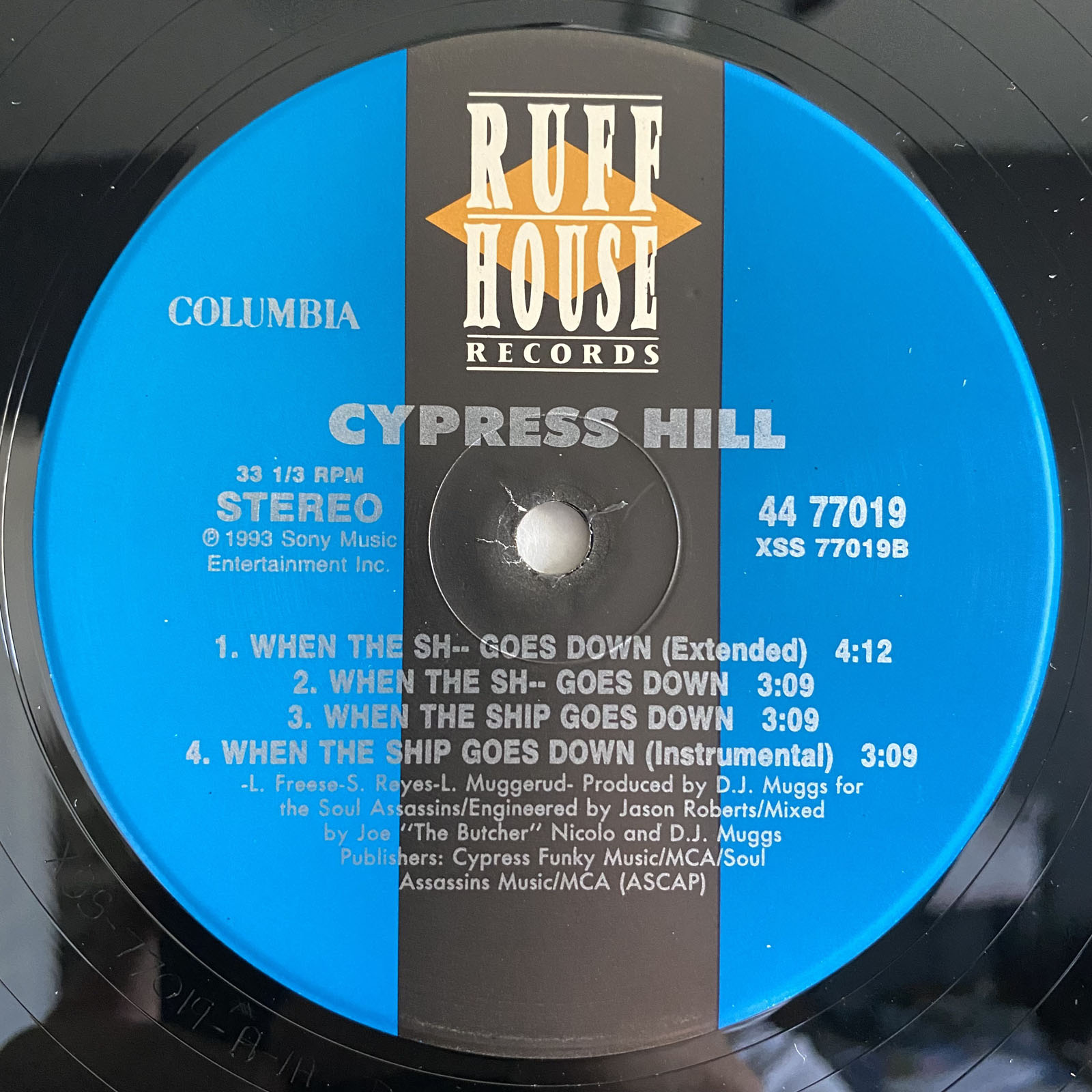 CYPRESS HILL - INSANE IN THE BRAIN / WHEN THE SH*T GOES DOWN (12