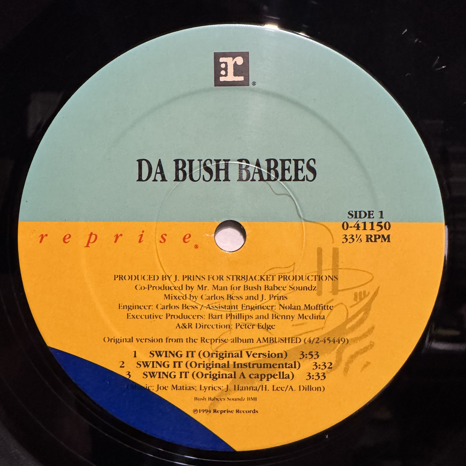 DA BUSH BABEES - SWING IT (+JAZZINESS REMIX) (12
