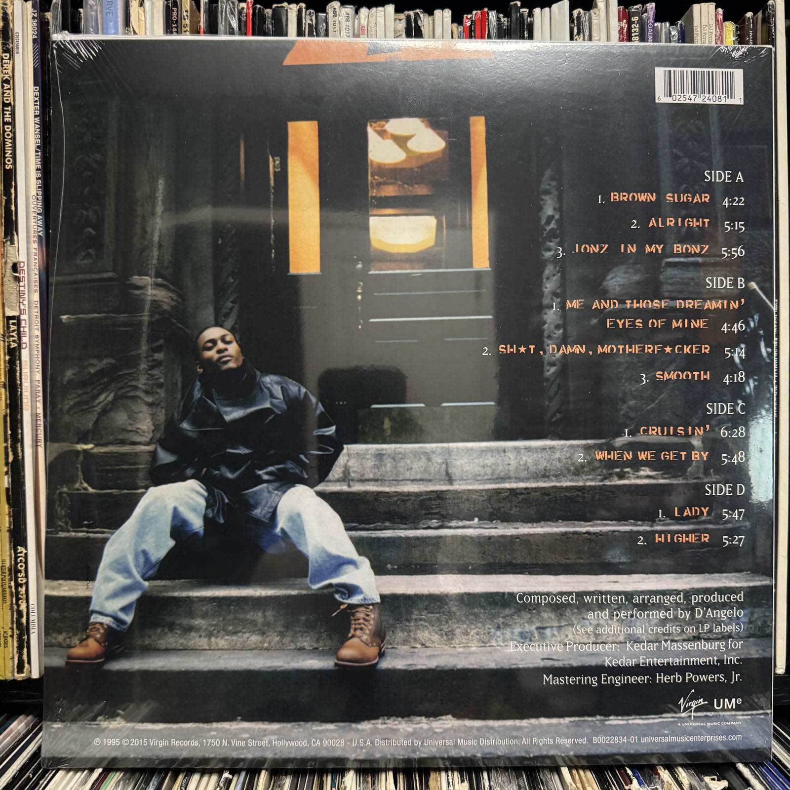 D'ANGELO - BROWN SUGAR (WHITE VINYL 2LP) 1995 / 2024!! RARE
