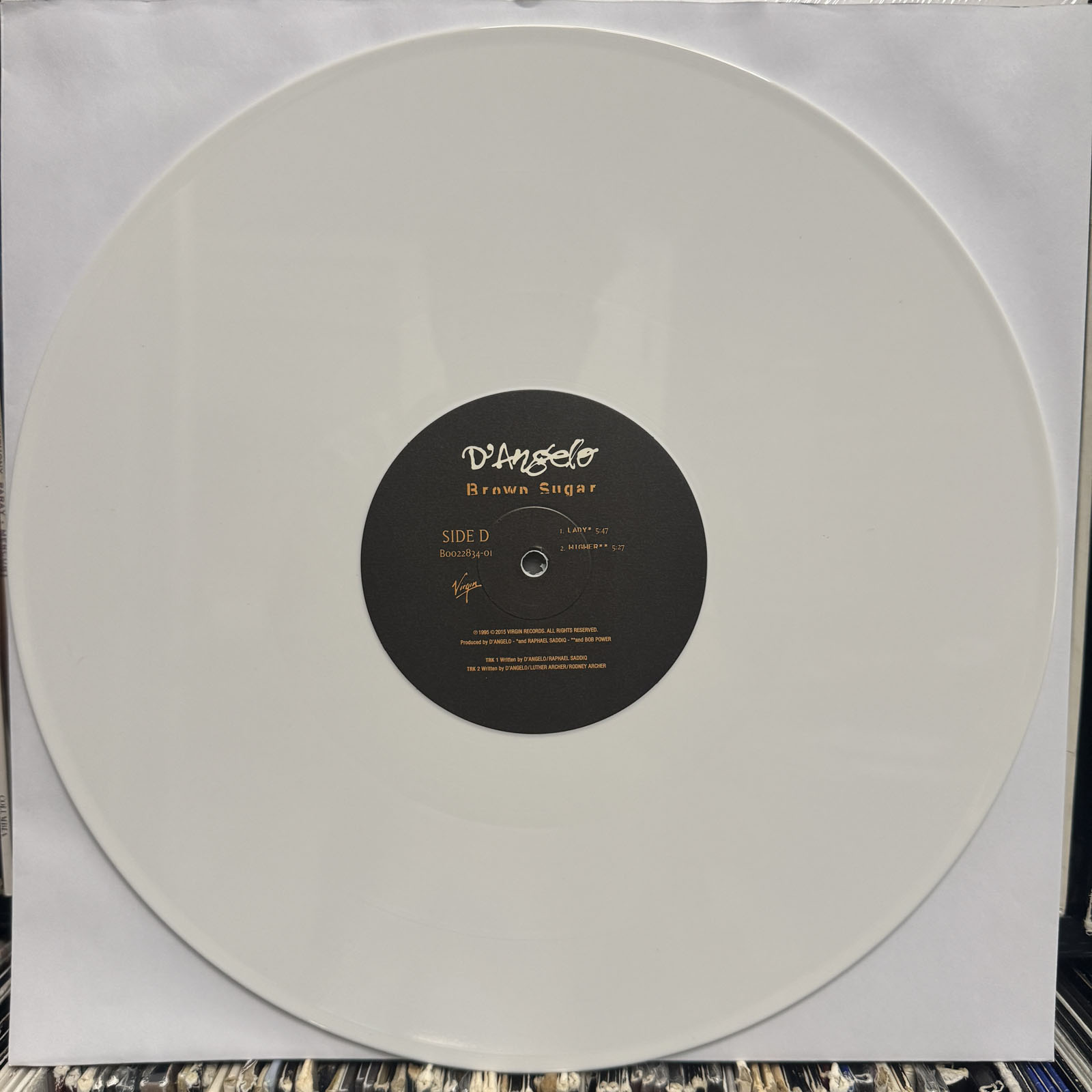 D'ANGELO - BROWN SUGAR (WHITE VINYL 2LP) 1995 / 2024!! RARE