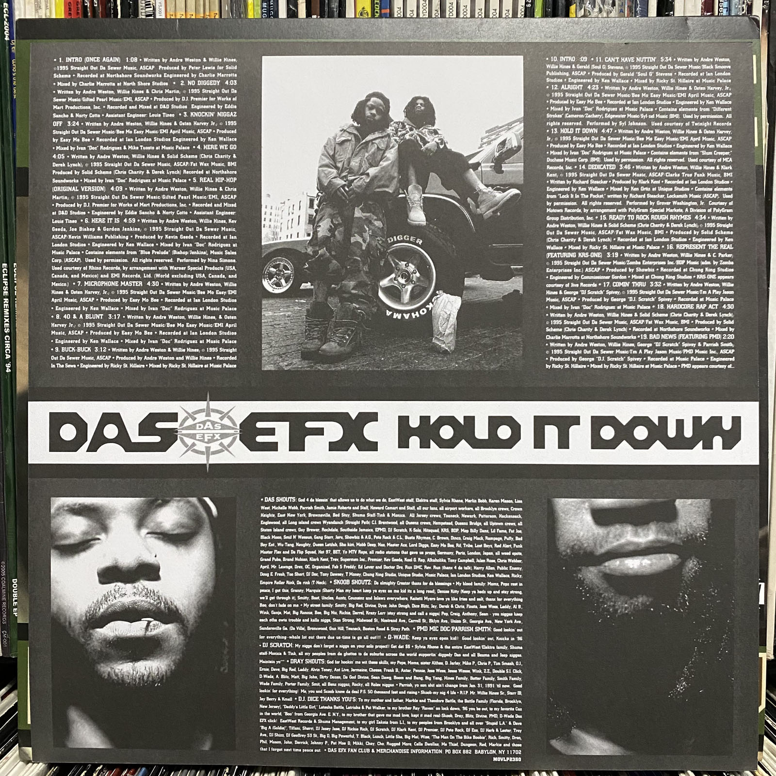 DAS EFX - HOLD IT DOWN (VINYL 2LP) 1995 / 2019!!! RARE!!! DJ