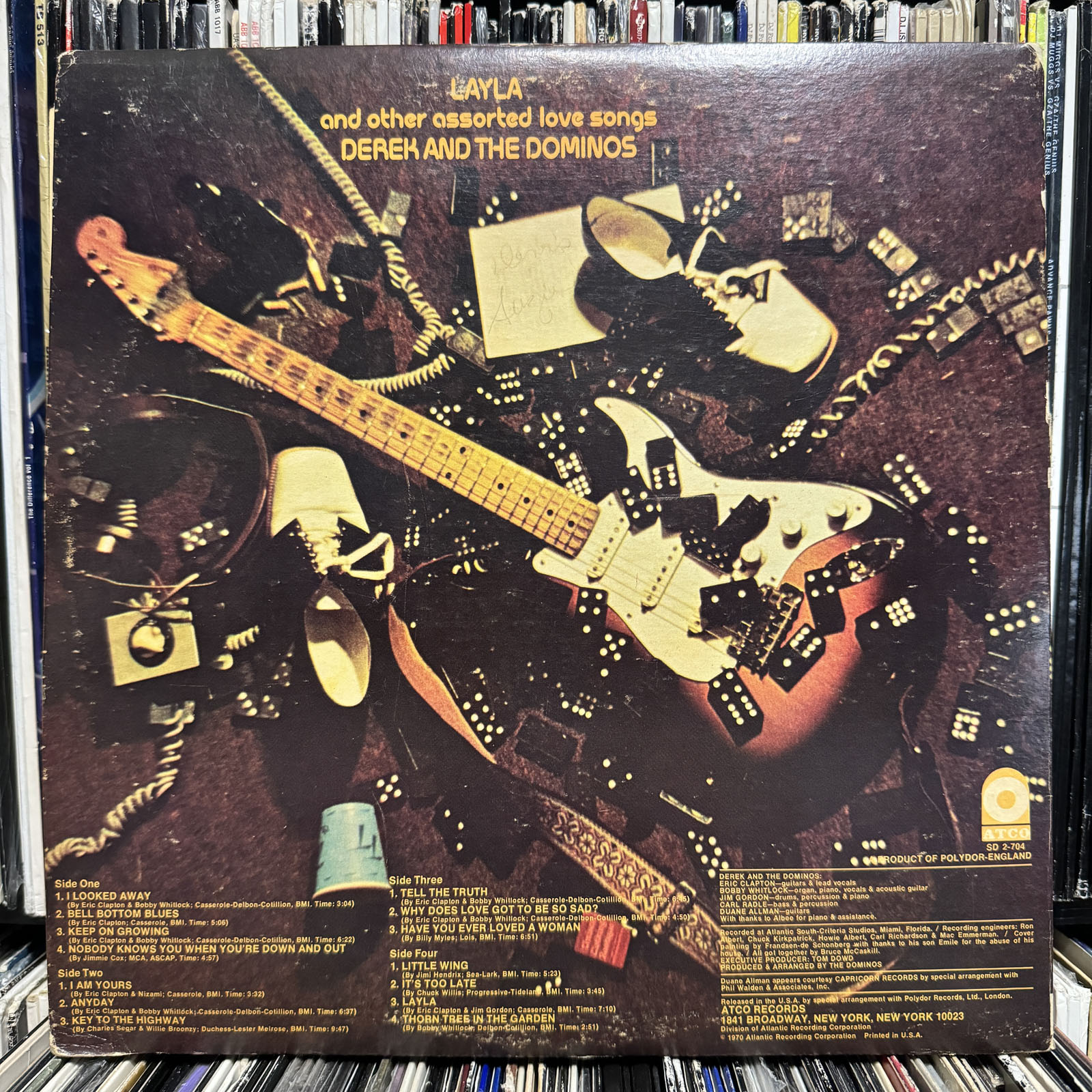 DEREK AND THE DOMINOS - LAYLA AND OTHER ASSORTED LOVE SONGS (VINYL