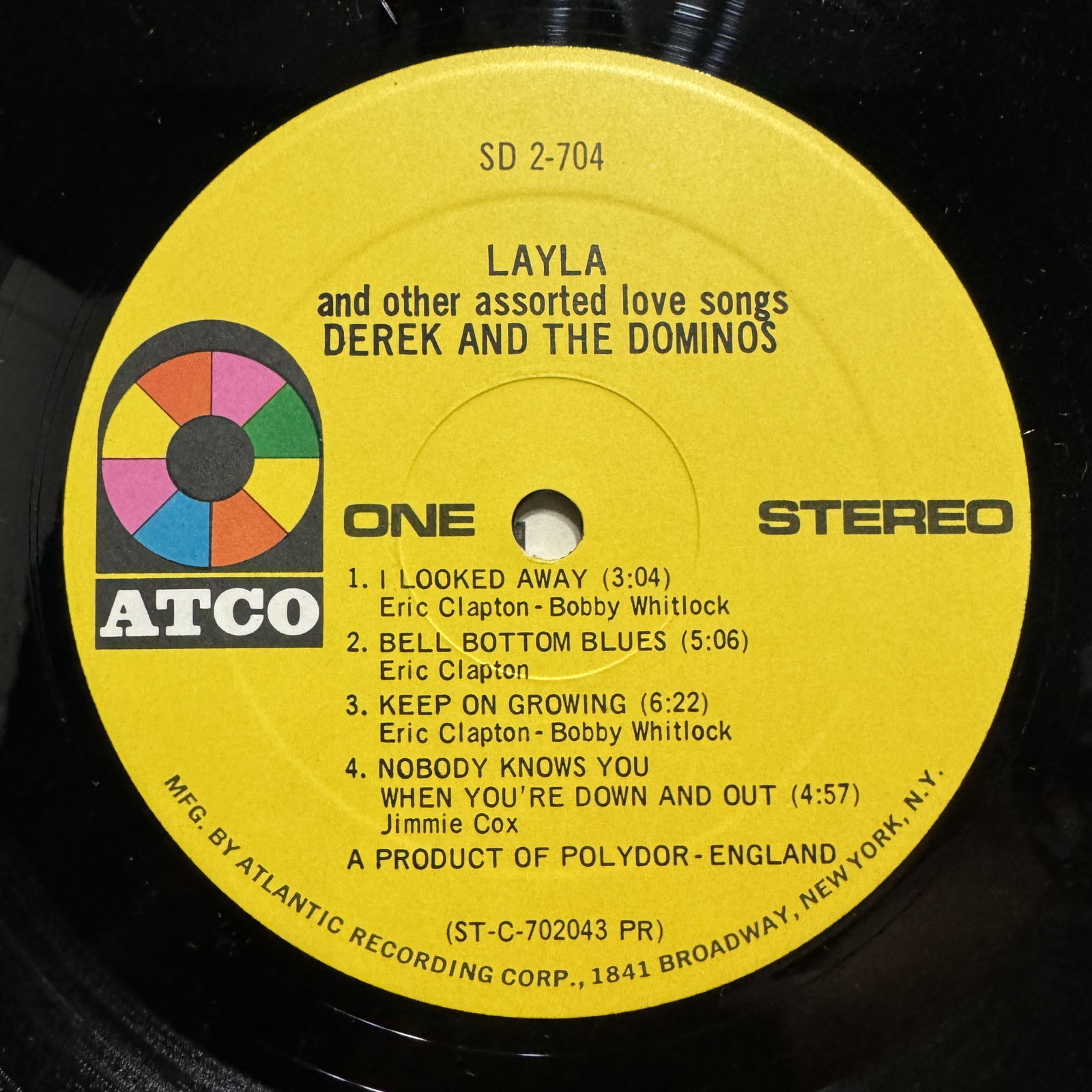 DEREK AND THE DOMINOS - LAYLA AND OTHER ASSORTED LOVE SONGS (VINYL