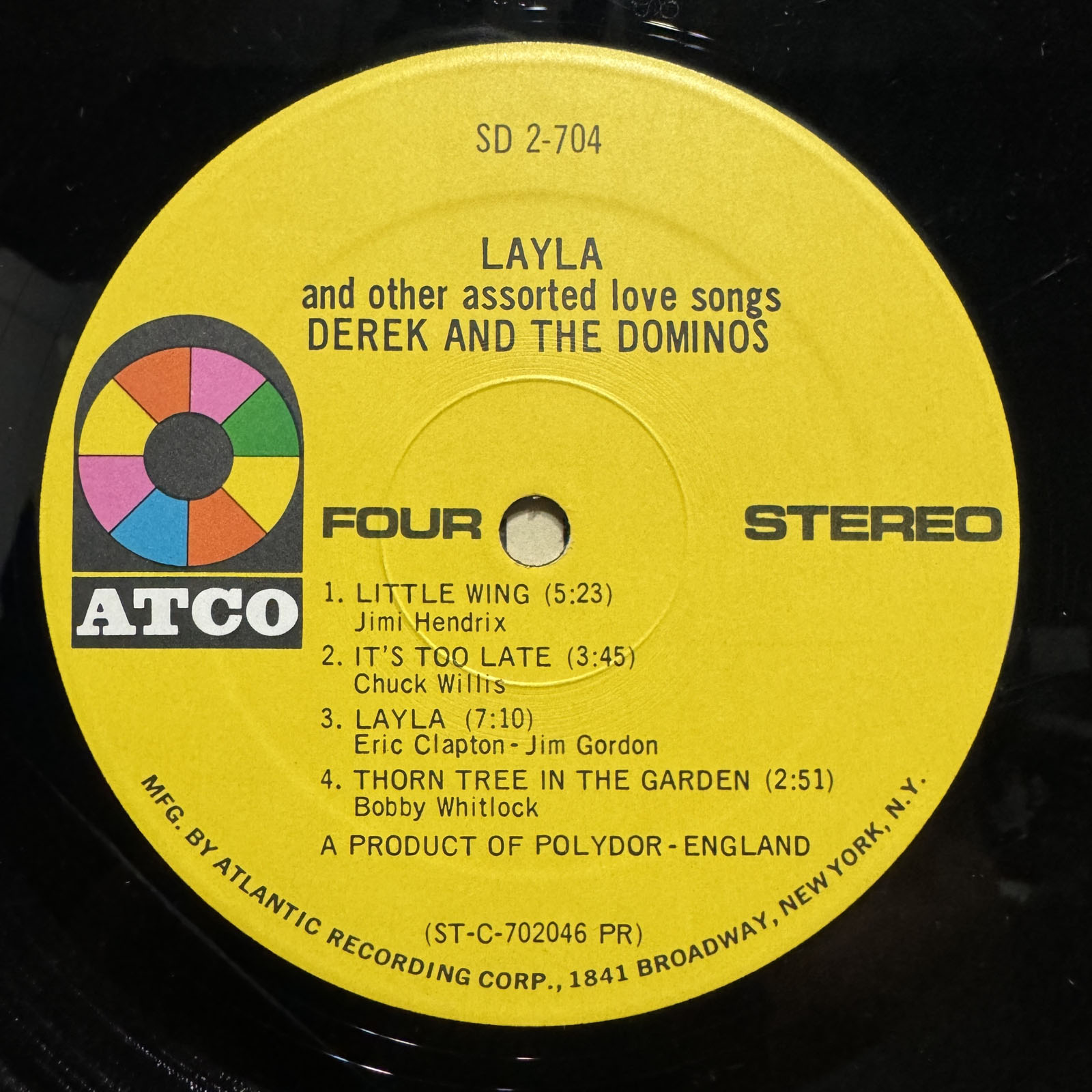 Derek & The Dominos Layla 7インチ レコード Derek And The Dominos / Layla And Other Assorted Love Songs
