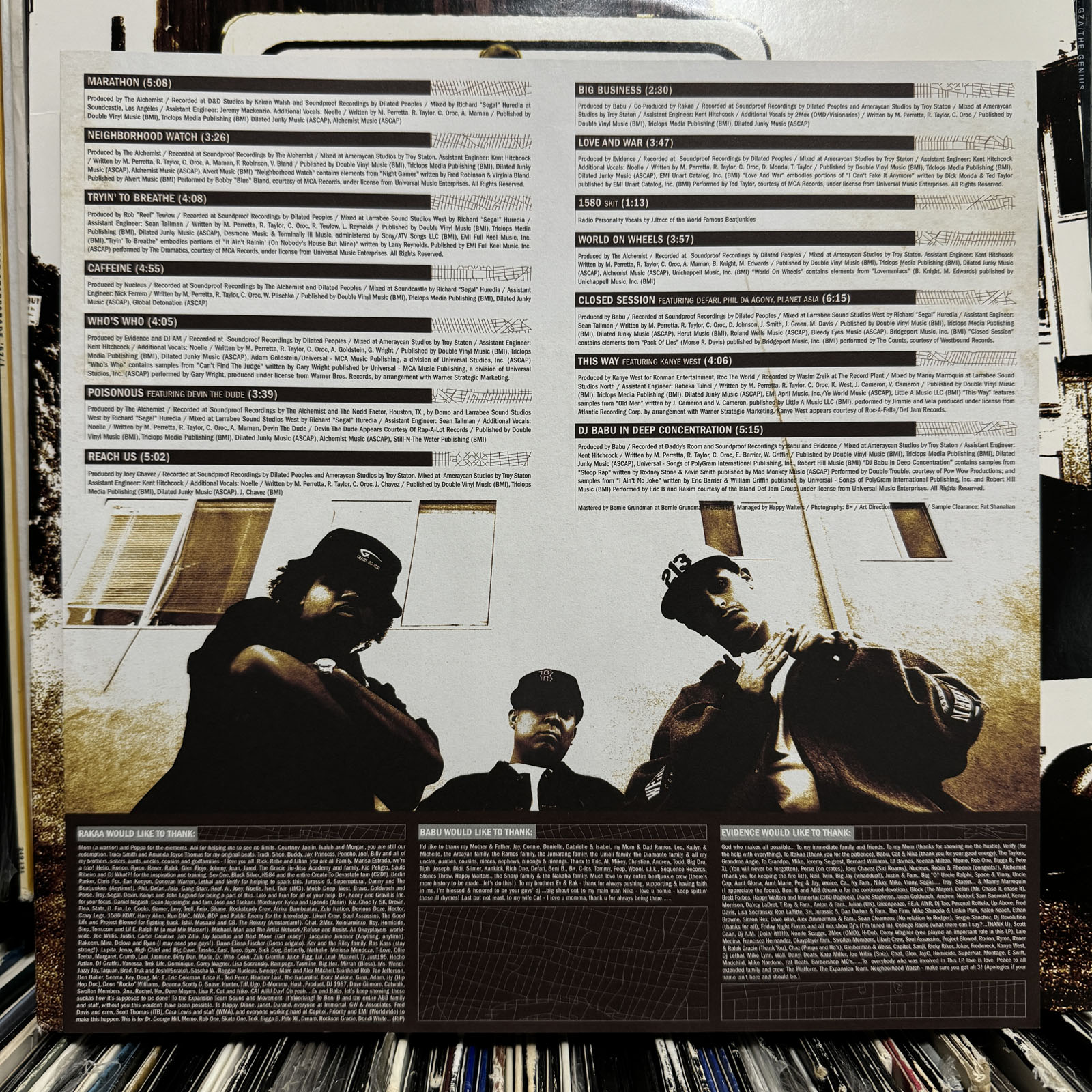 DILATED PEOPLES - NEIGHBORHOOD WATCH (VINYL 3LP) 2004!! RARE