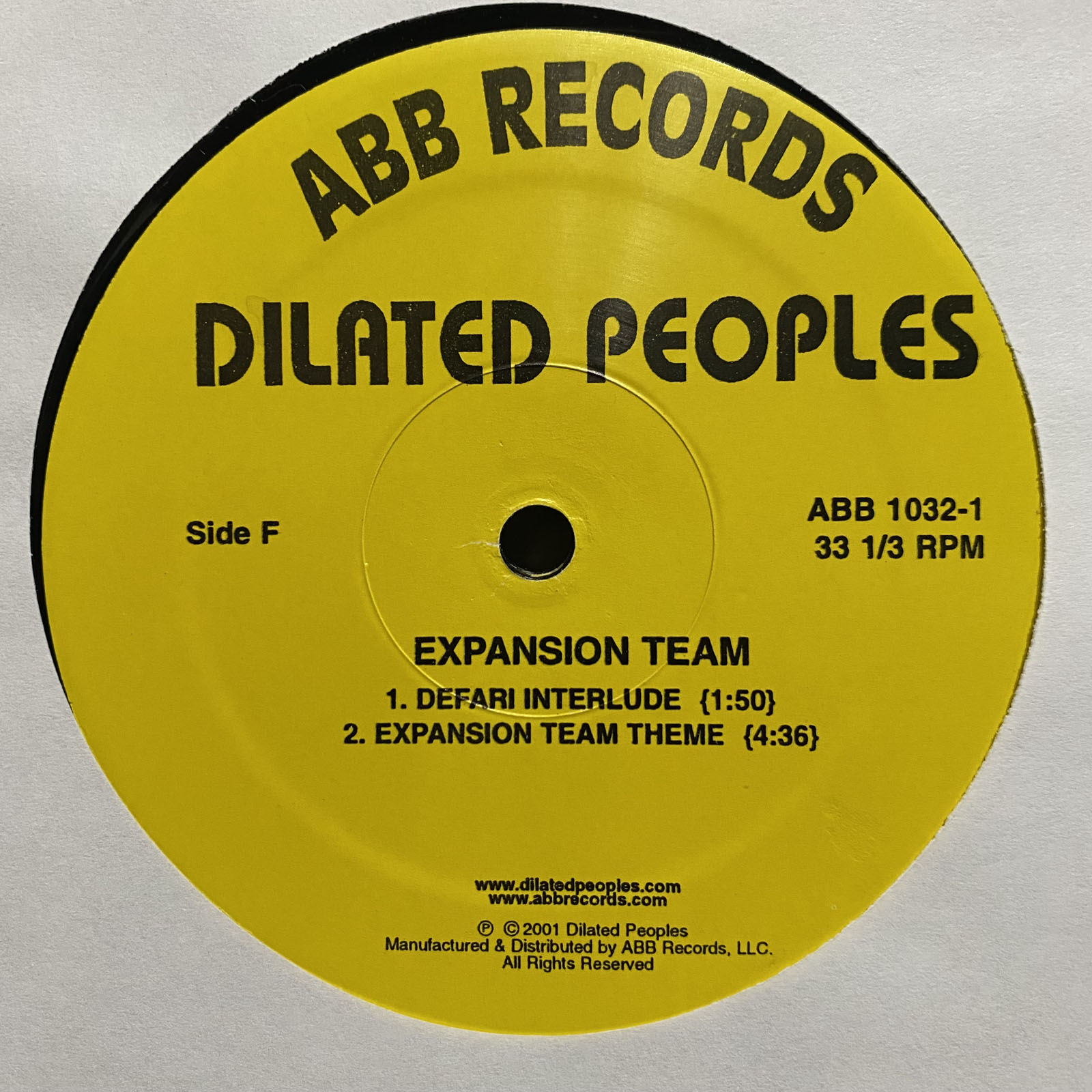 DILATED PEOPLES - EXPANSION TEAM (VINYL 3LP) 2001 RARE!! EVIDENCE