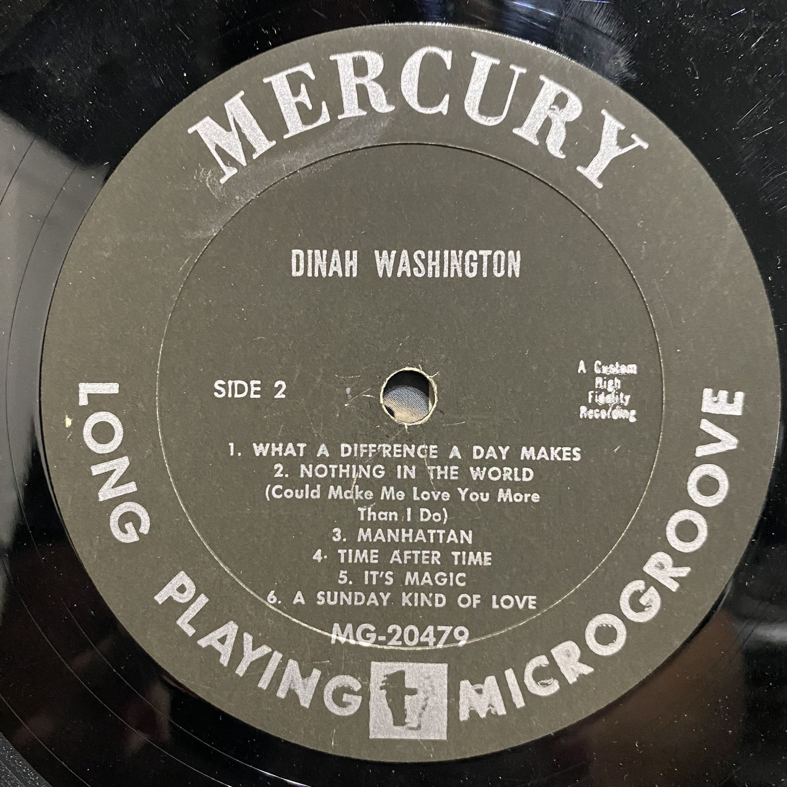DINAH WASHINGTON - WHAT A DIFF'RENCE A DAY MAKES! (VINYL LP) 1959