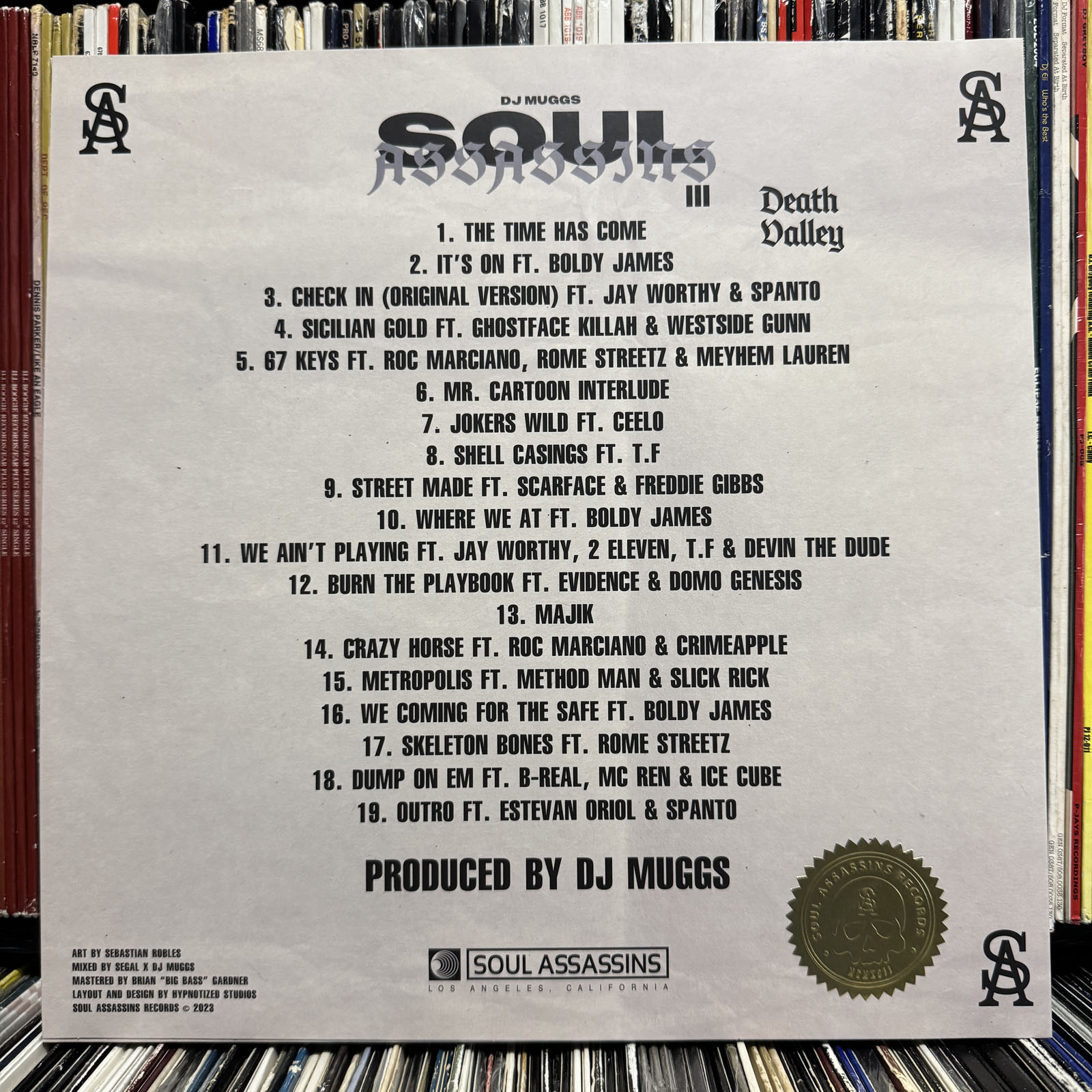 DJ MUGGS - SOUL ASSASSINS III - DEATH VALLEY (VINYL LP) 2023