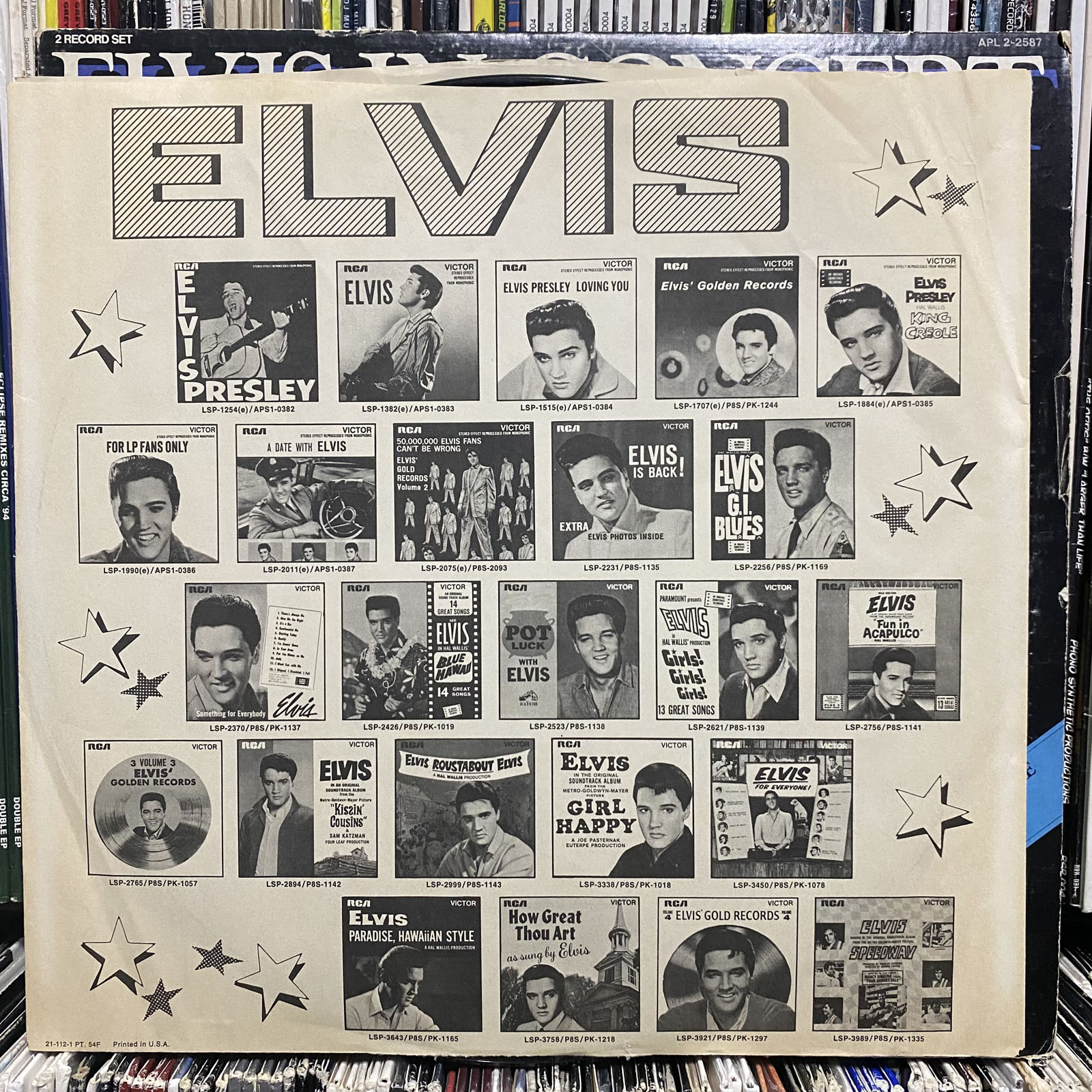ELVIS PRESLEY - ELVIS IN CONCERT (VINYL 2LP) 1977!!! RARE!!! APL 2