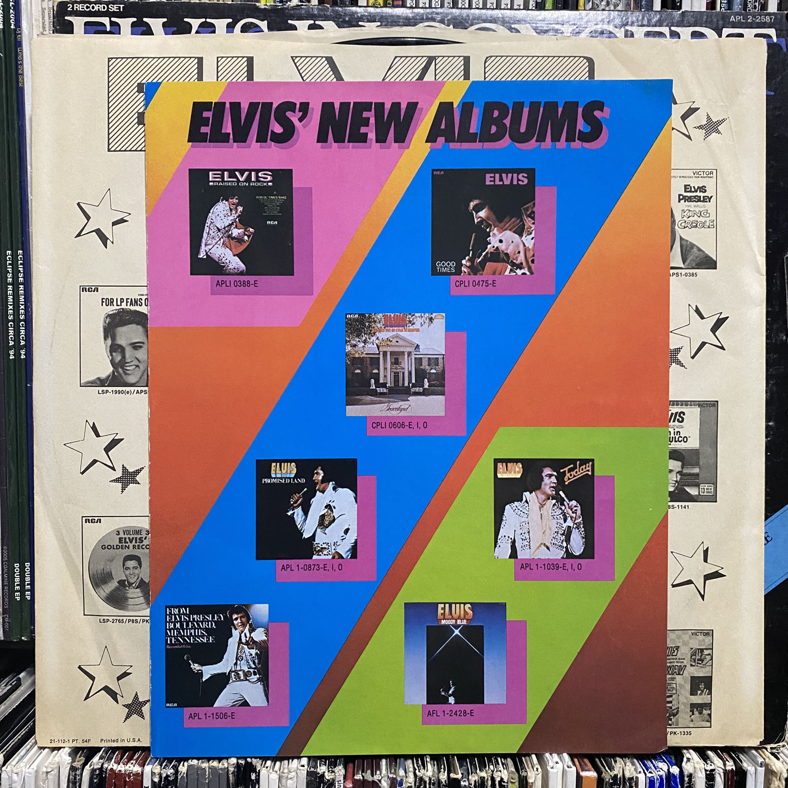 ELVIS PRESLEY - ELVIS IN CONCERT (VINYL 2LP) 1977!!! RARE