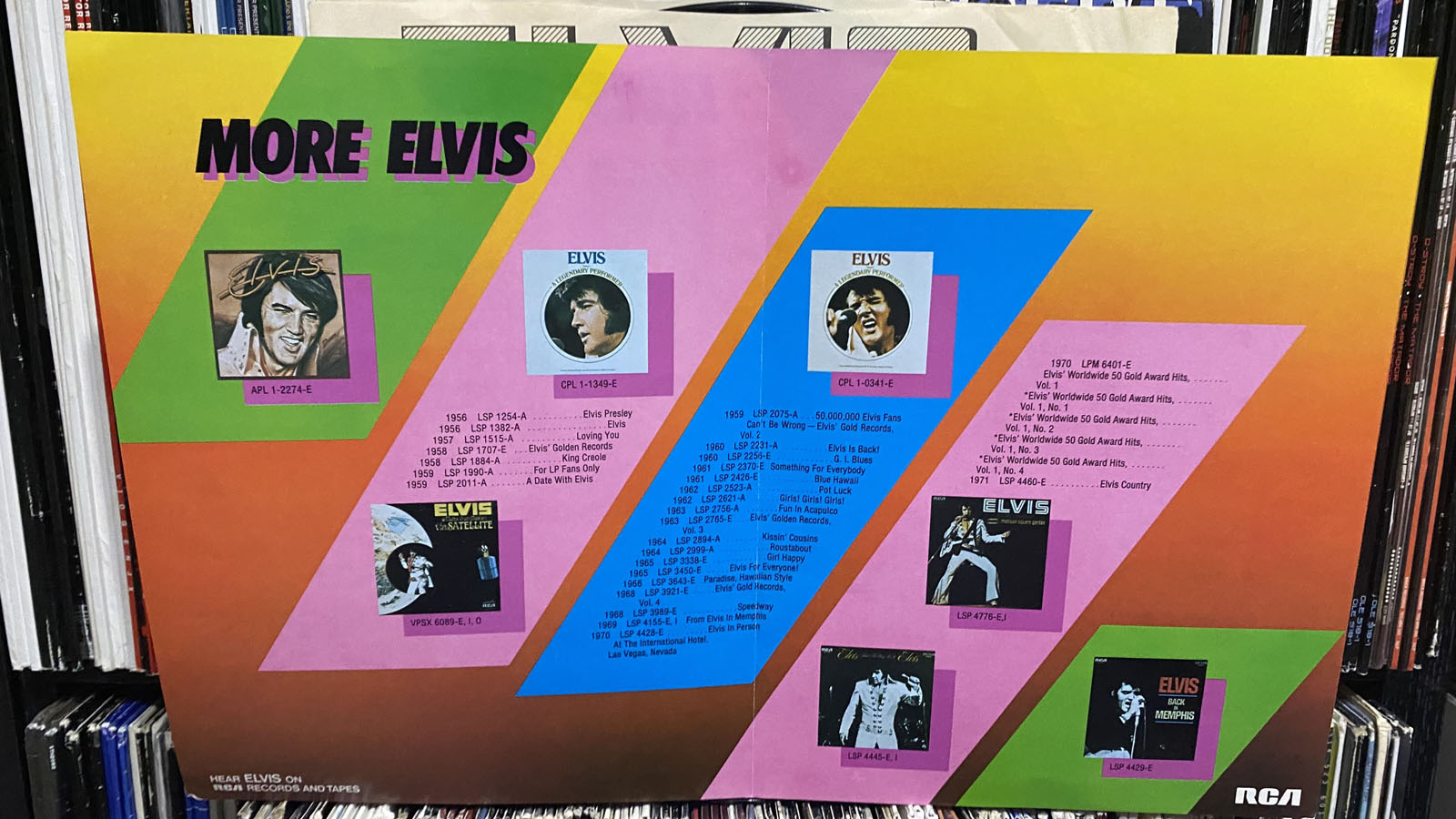 ELVIS PRESLEY - ELVIS IN CONCERT (VINYL 2LP) 1977!!! RARE!!! APL 2