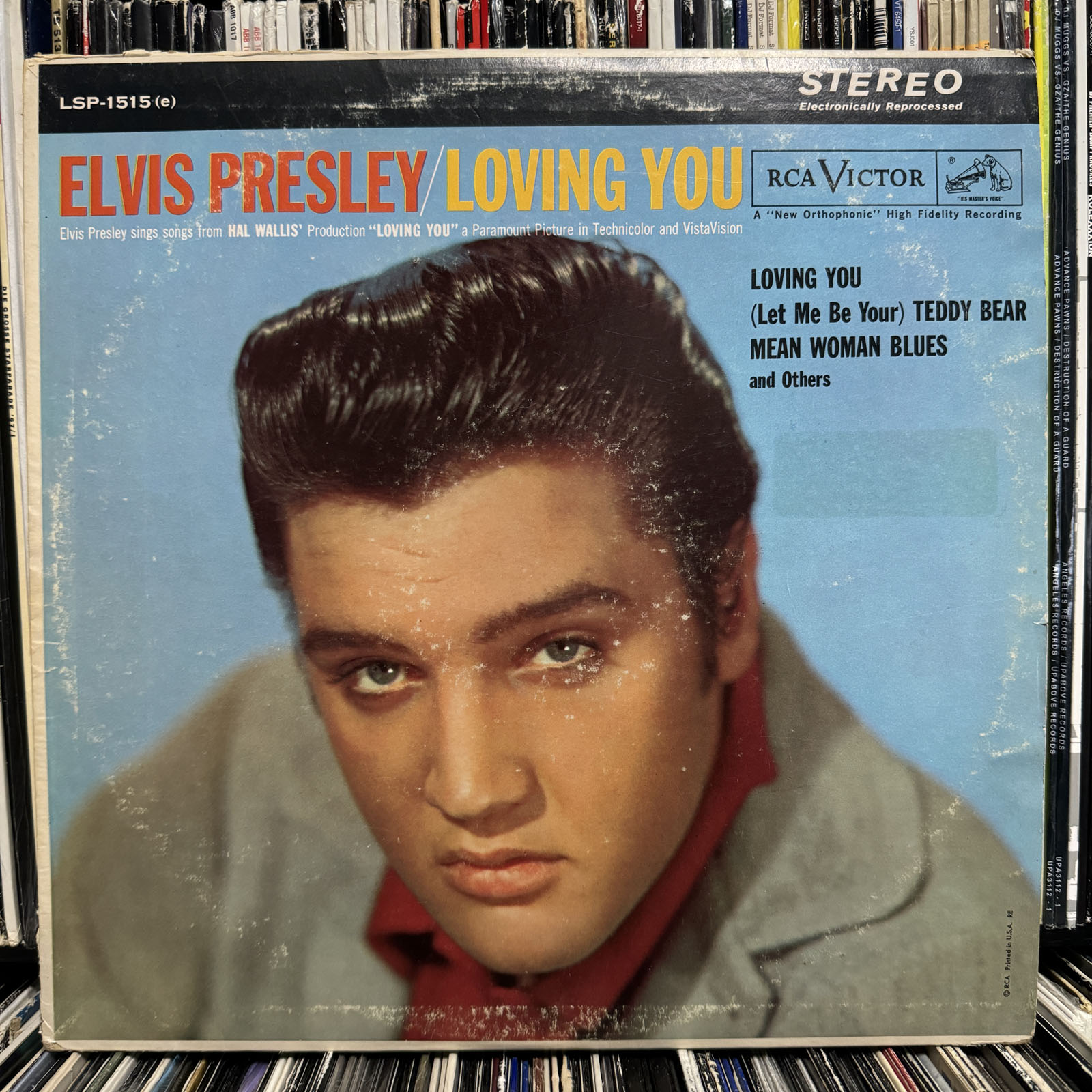 ELVIS PRESLEY - LOVING YOU (VINYL LP) 1957 / 1968!! RARE!! RCA