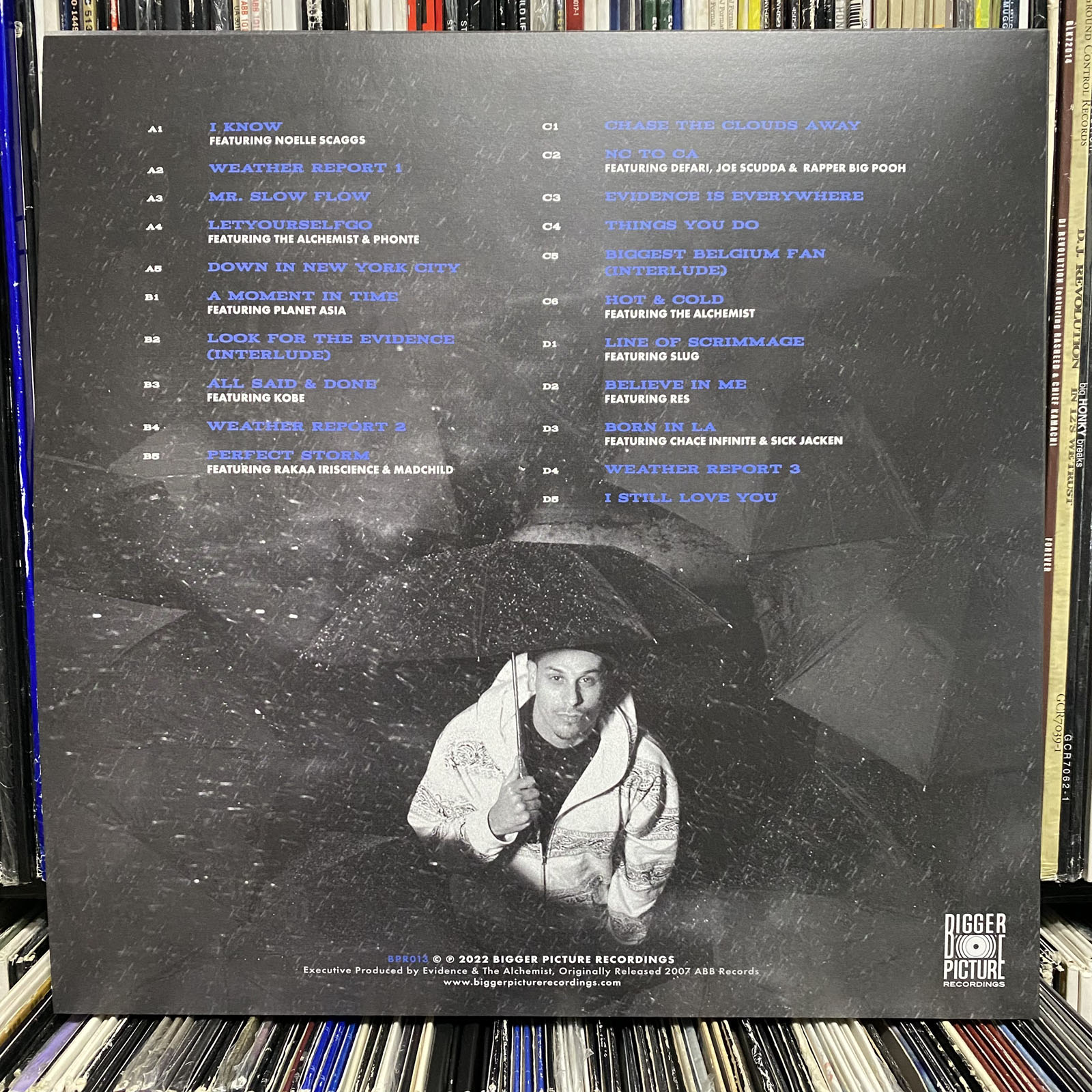 EVIDENCE - THE WEATHERMAN LP (VINYL 2LP) 2007 / 2022!! WHITE VINYL