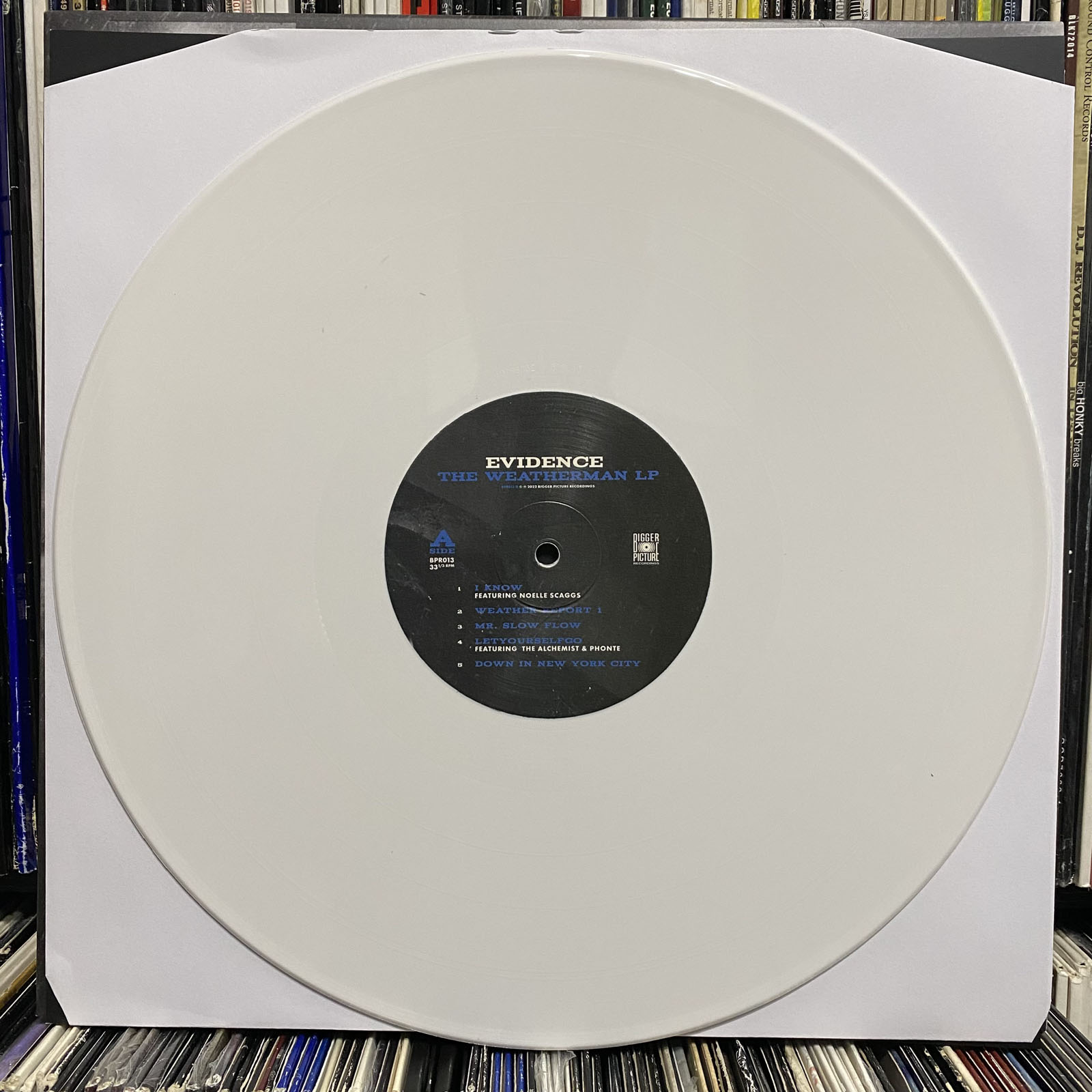 EVIDENCE - THE WEATHERMAN LP (VINYL 2LP) 2007 / 2022!! WHITE VINYL