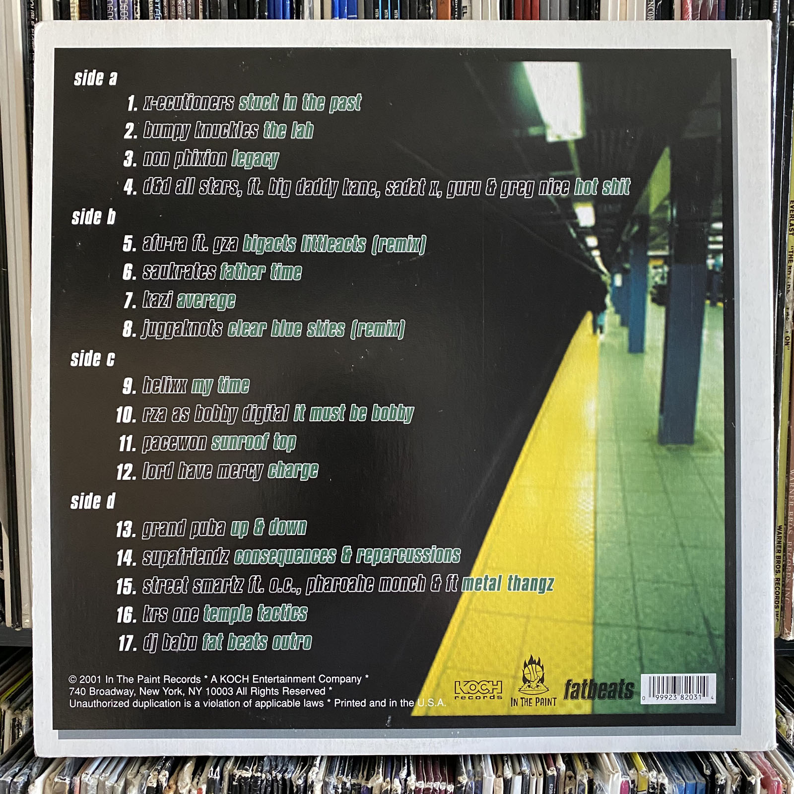 FAT BEATS VOLUME ONE (VINYL 2LP) NON PHIXION + RZA + GZA +