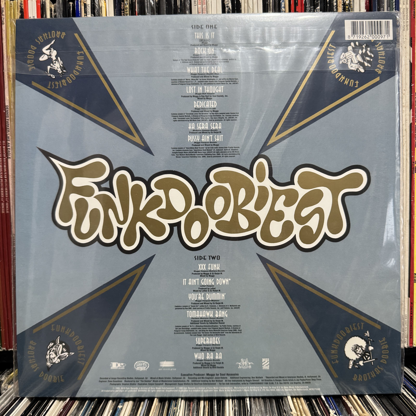 FUNKDOOBIEST - BROTHAS DOOBIE (VINYL LP) 1995 / 2016 RARE!! DJ