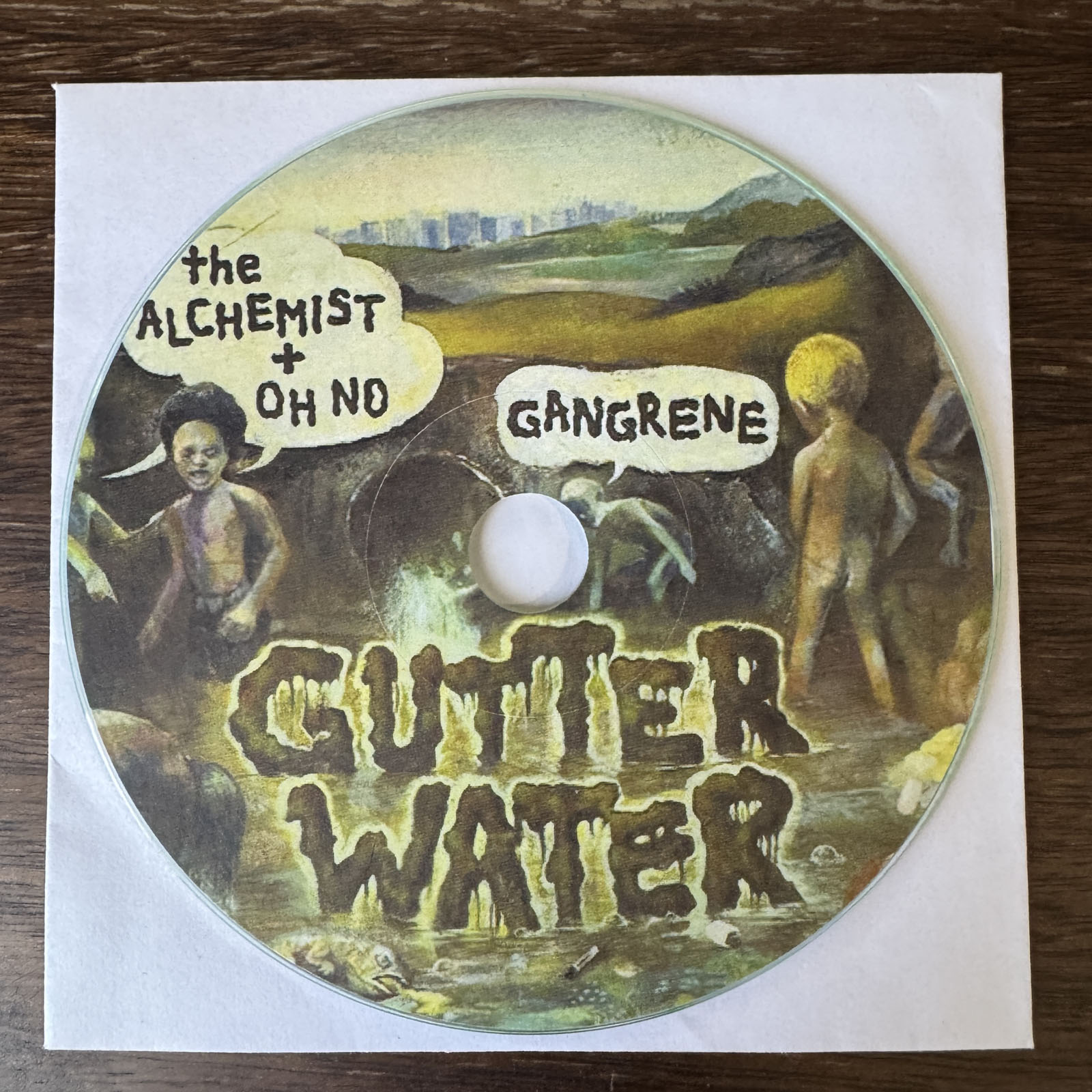 洋楽 GANGRENE GUTTER WATER 2LP GANGRENE (THE ALCHEMIST + OH NO) - GUTTER WATER (CD) 2010!!! RARE