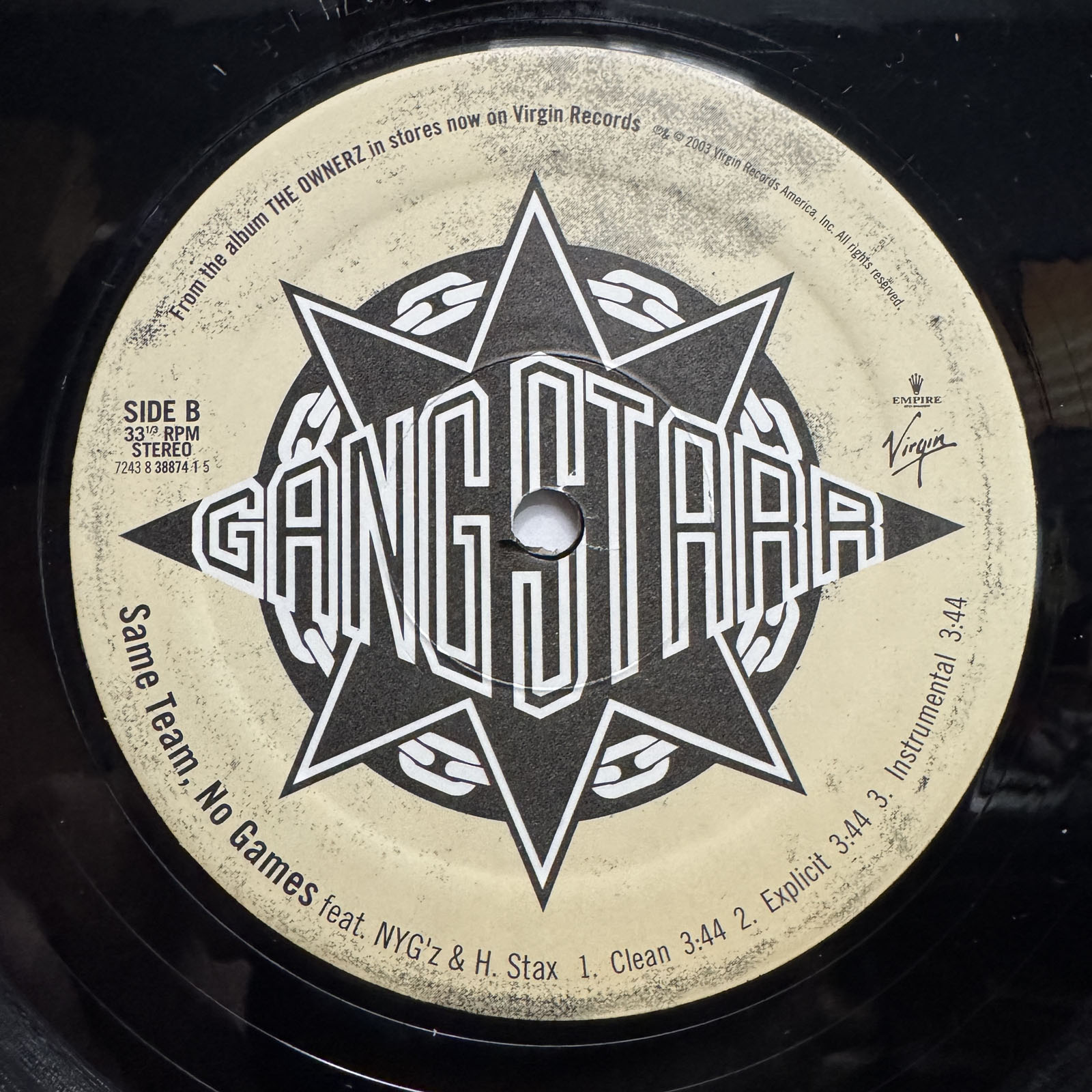 Gang Starr The Ownerz USオリジナル The Ownerz - YouTube