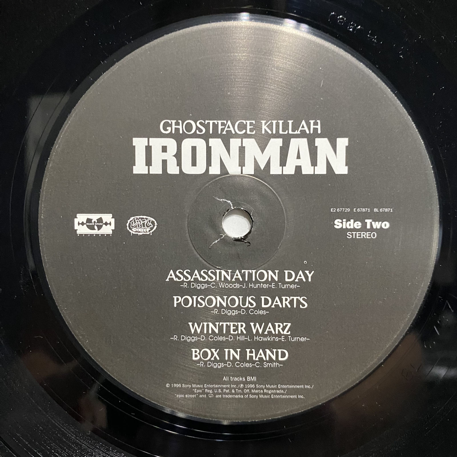 GHOSTFACE KILLAH - IRONMAN (VINYL 2LP) 1996!! RARE!!! RAEKWON +